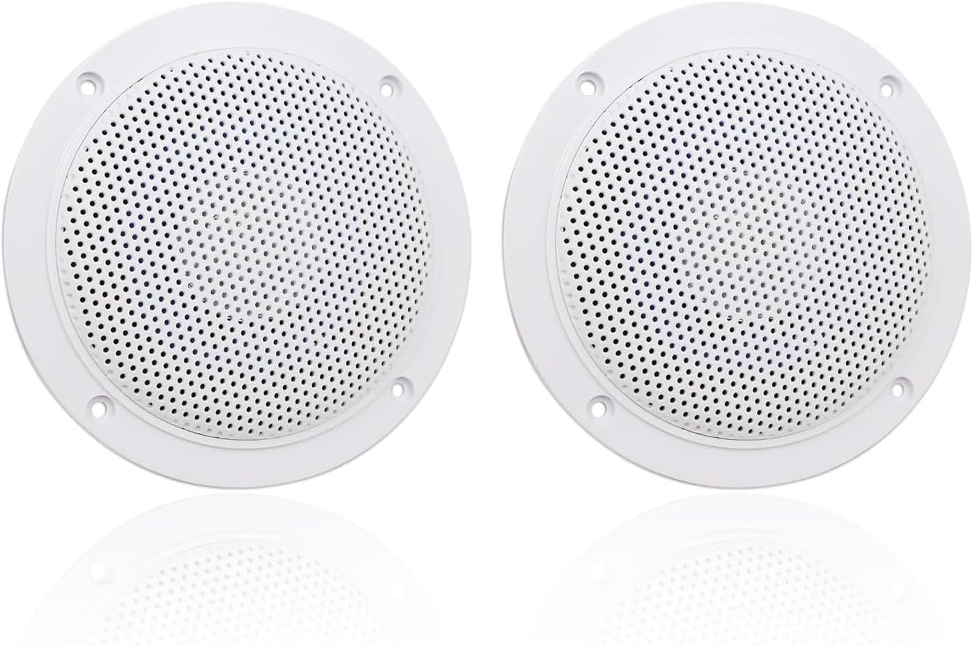 Herdio 4 Inches Waterproof Marine Ceiling Speakers for Vehicles