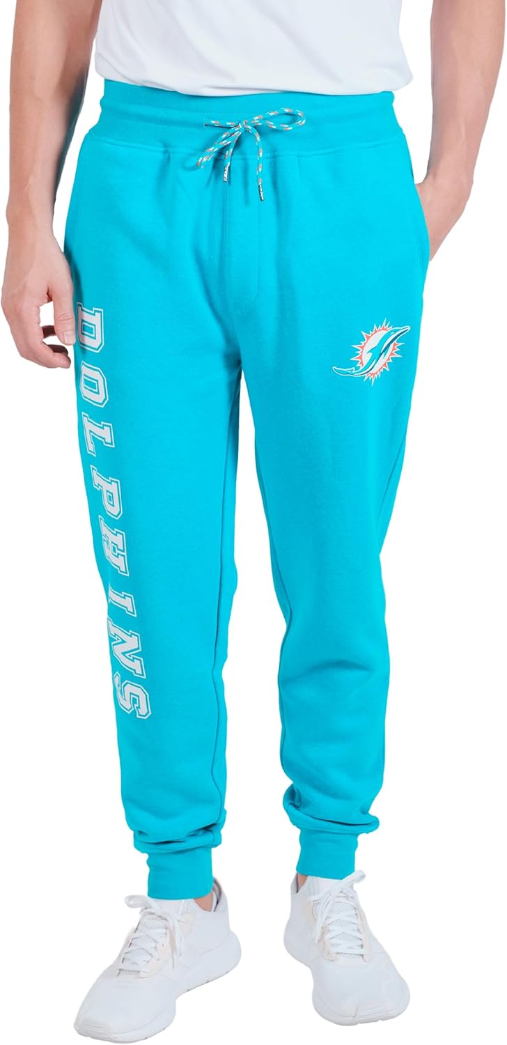 Ultra Game Men's NFL Official Active Super Soft Fleece Joggers