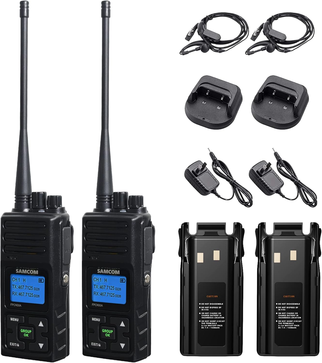 Long Range Radio Walkie Talkies for Adults - SAMCOM FPCN30A