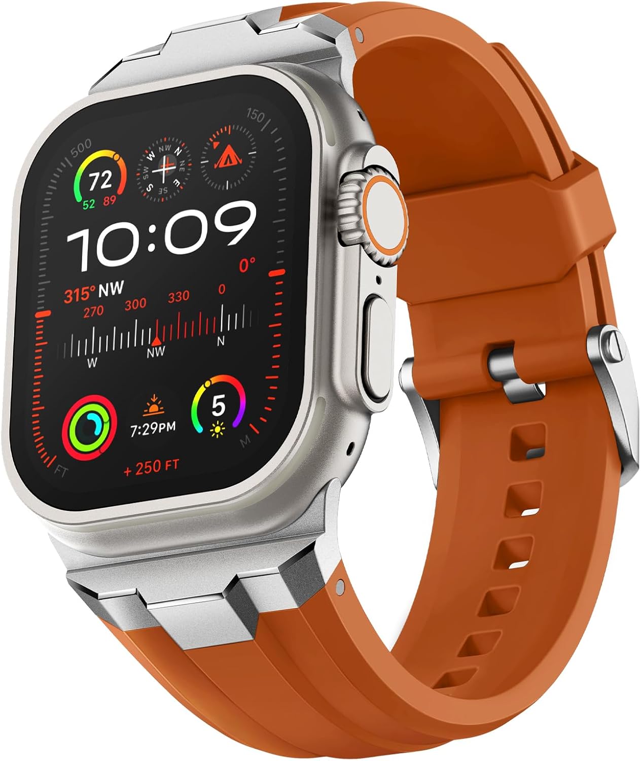Rugged Silicone Sport Band for Apple Watch Ultra