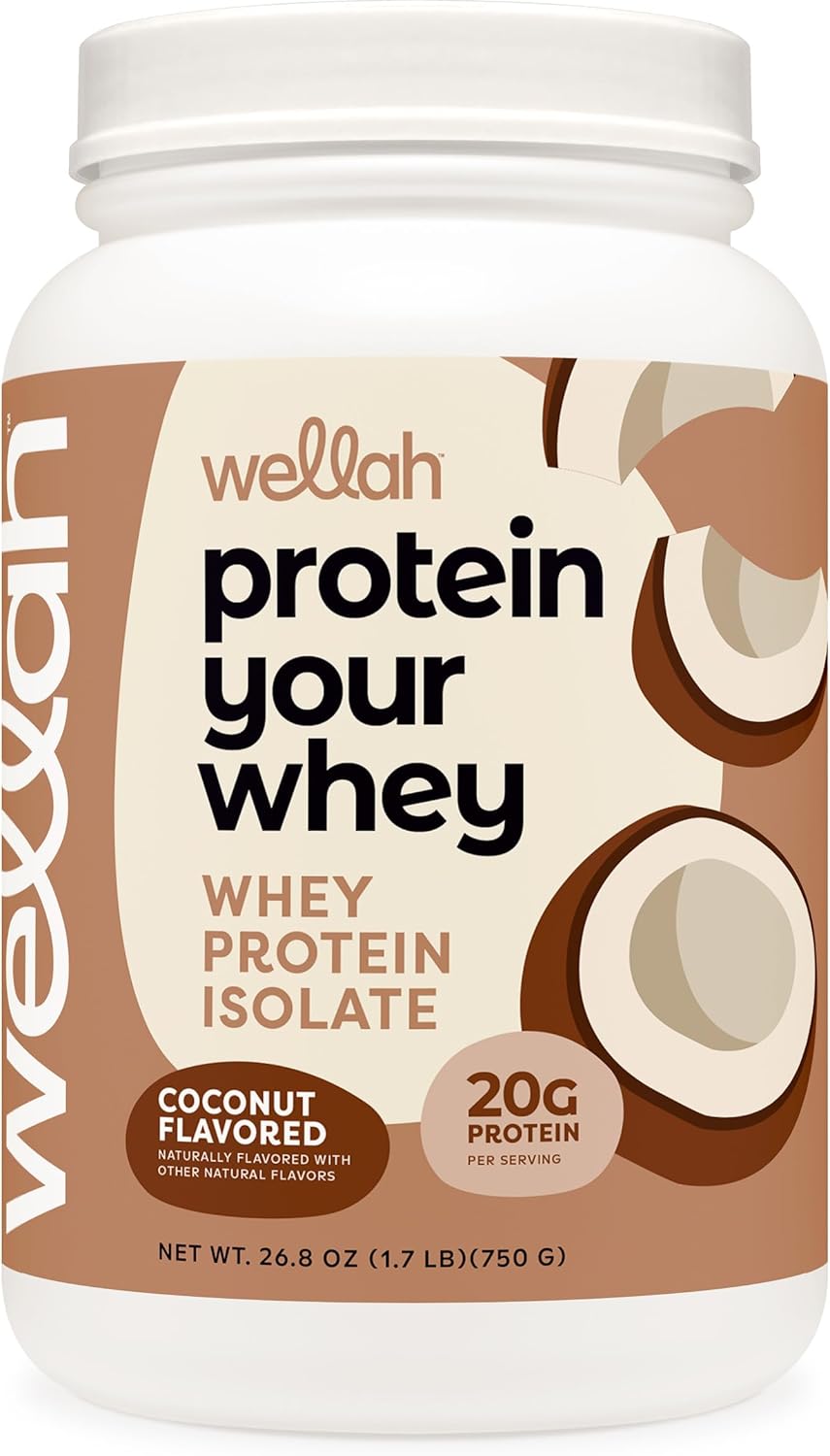 Wellah Protein Your Whey Coconut Flavor for Optimal Nutrition