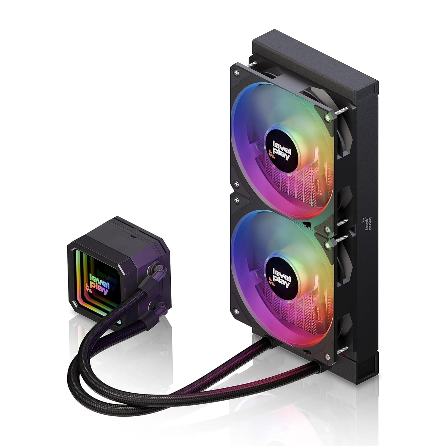 Levelplay CL240 ARGB 240mm AIO Liquid Cooler for Intel and AMD
