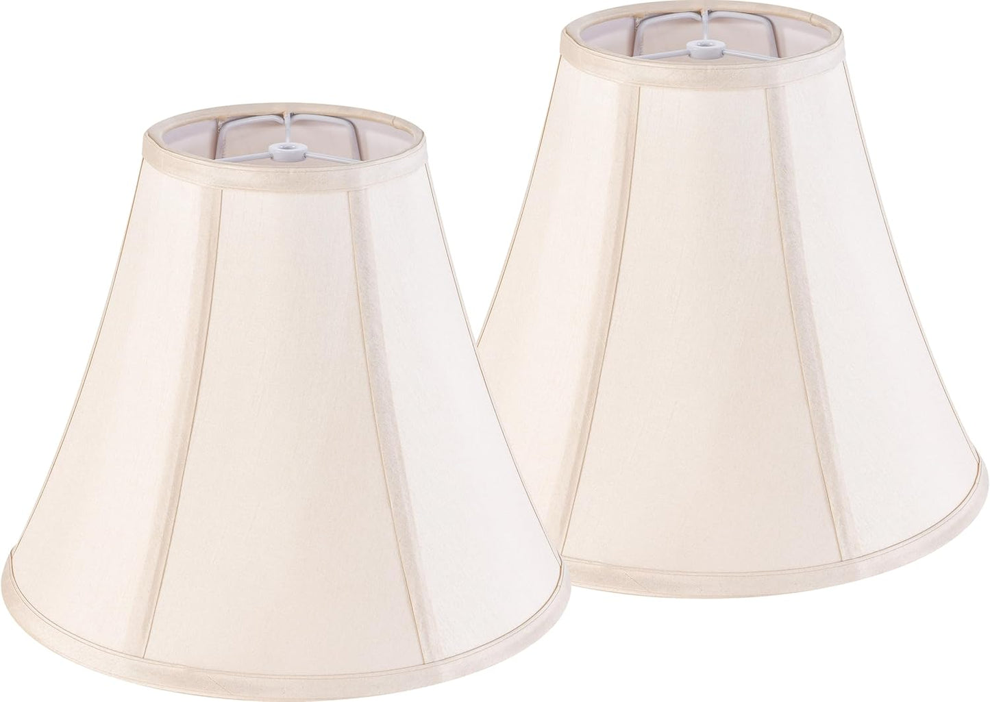Yellowish Beige Bell Lamp Shades Set of 2 for Modern Decor