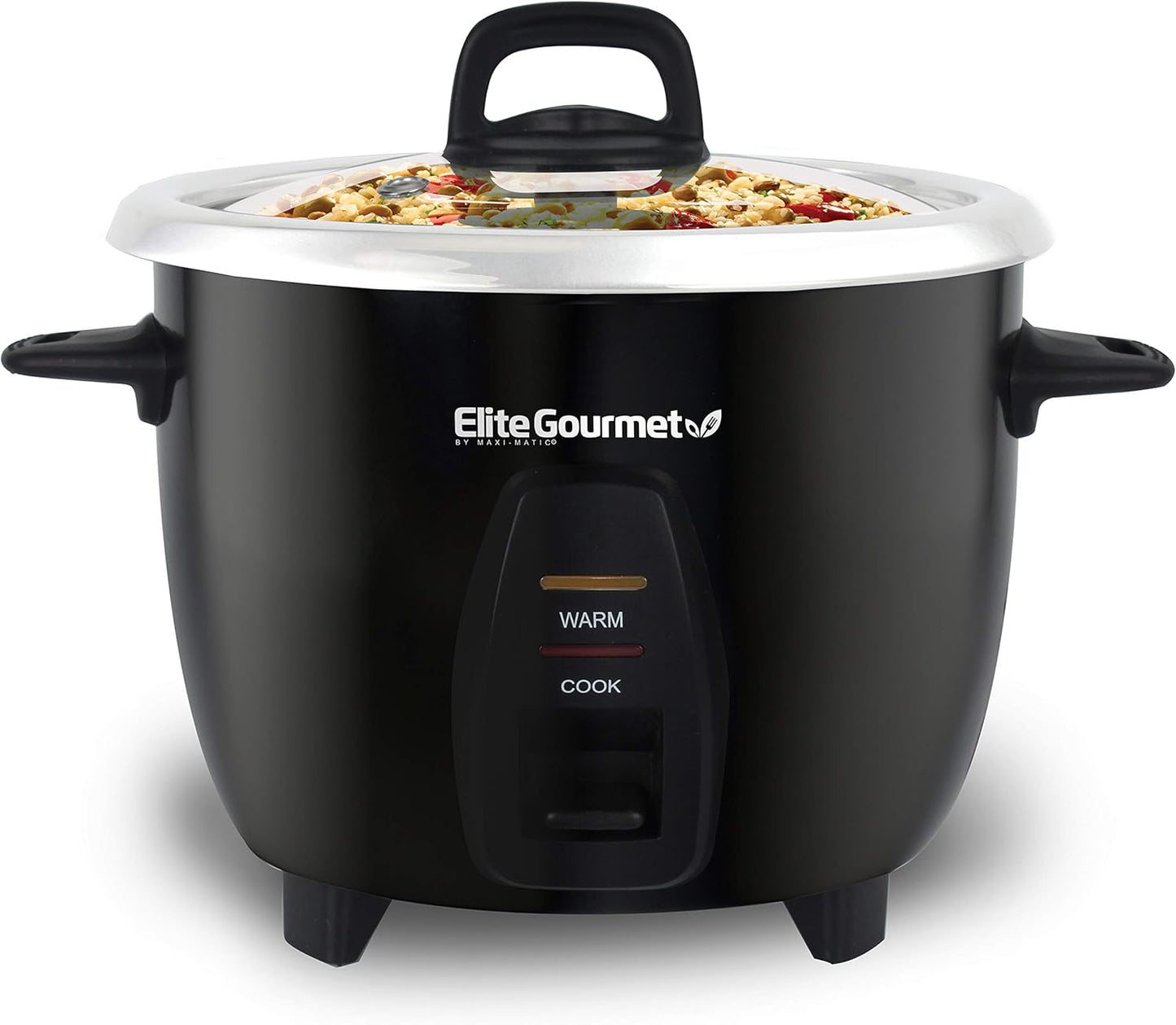 Elite Gourmet ERC2010B Electric Rice Cooker for Perfect Rice