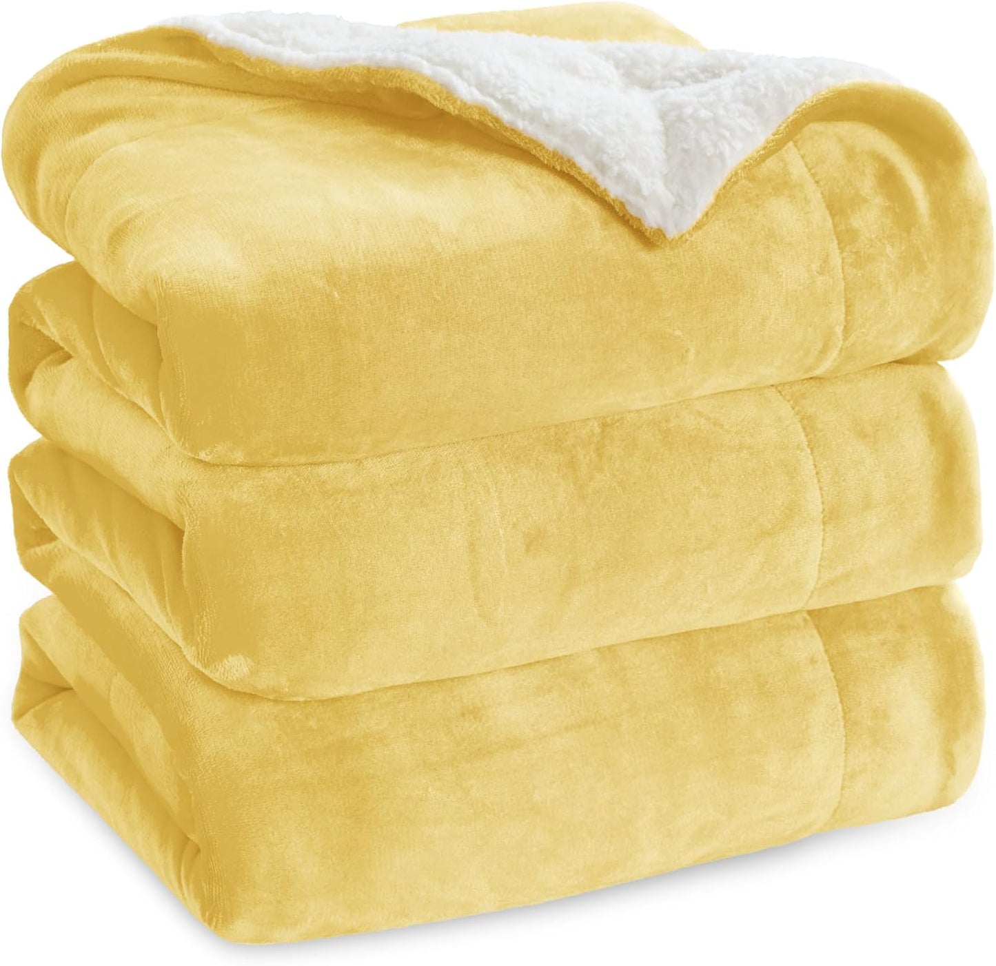 Bedsure GentleSoft Sherpa Fleece Blanket for Cozy Comfort