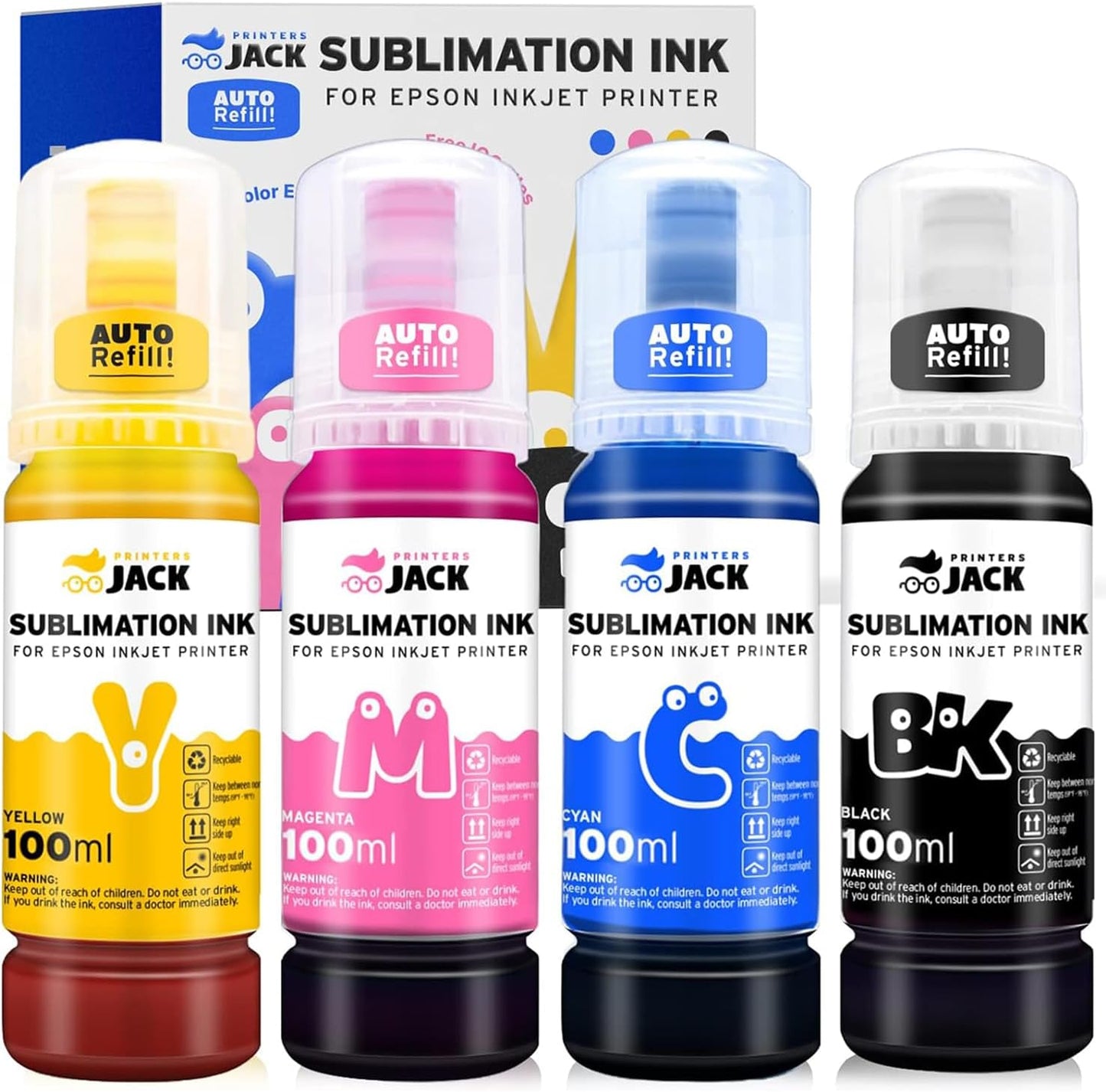 Auto Refill Sublimation Ink for Supertank Printers