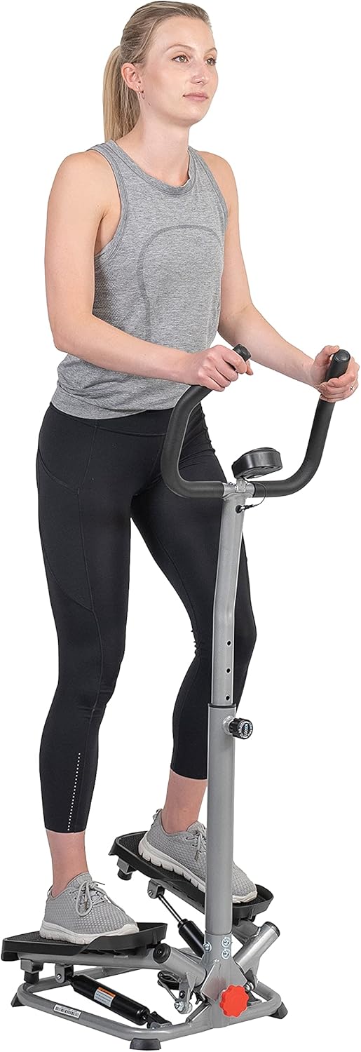 Sunny Health & Fitness Twist Stepper for Effective Cardio Workouts