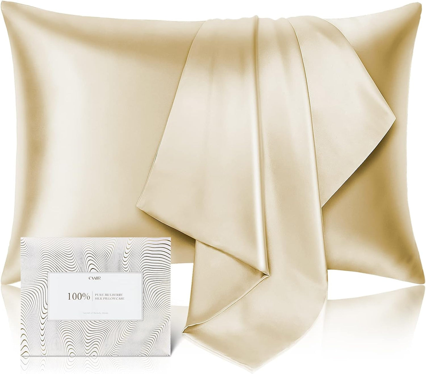 100% Pure Mulberry Silk Pillowcase for Luxurious Sleep Experience