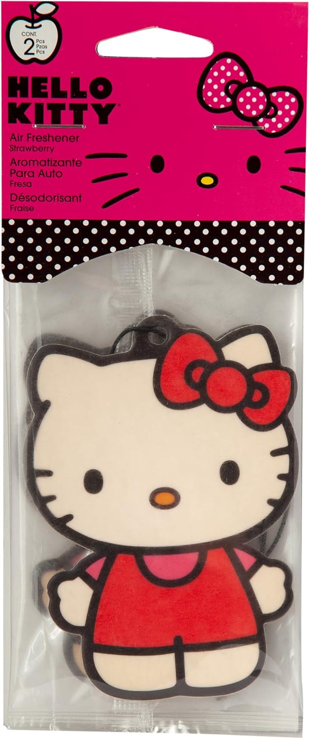 Hello Kitty Strawberry Scent Air Freshener 2 Pack