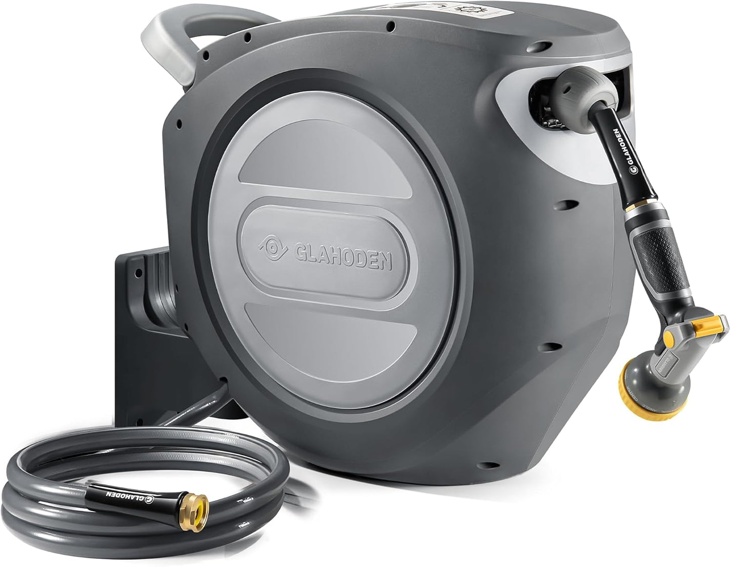Retractable Garden Hose Reel 5/8 in x 75 ft for Urban Gardens