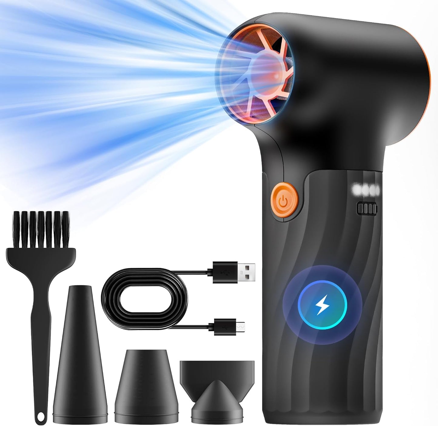 Mini Electric Air Duster with 320000RPM Powerful Blower