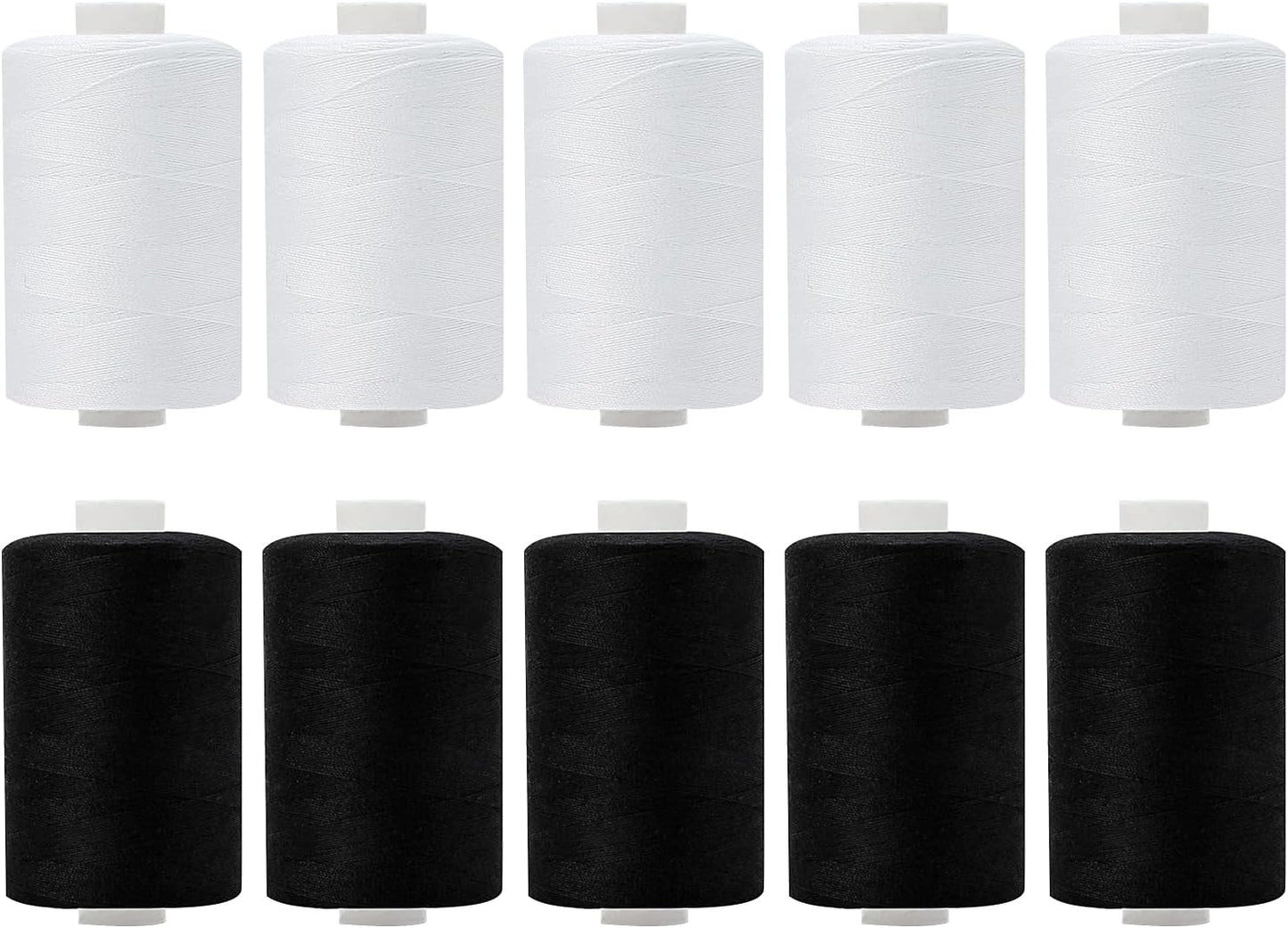 10PK All-Purpose Sewing Thread Set - 1000 Yards - Beginner-Friendly