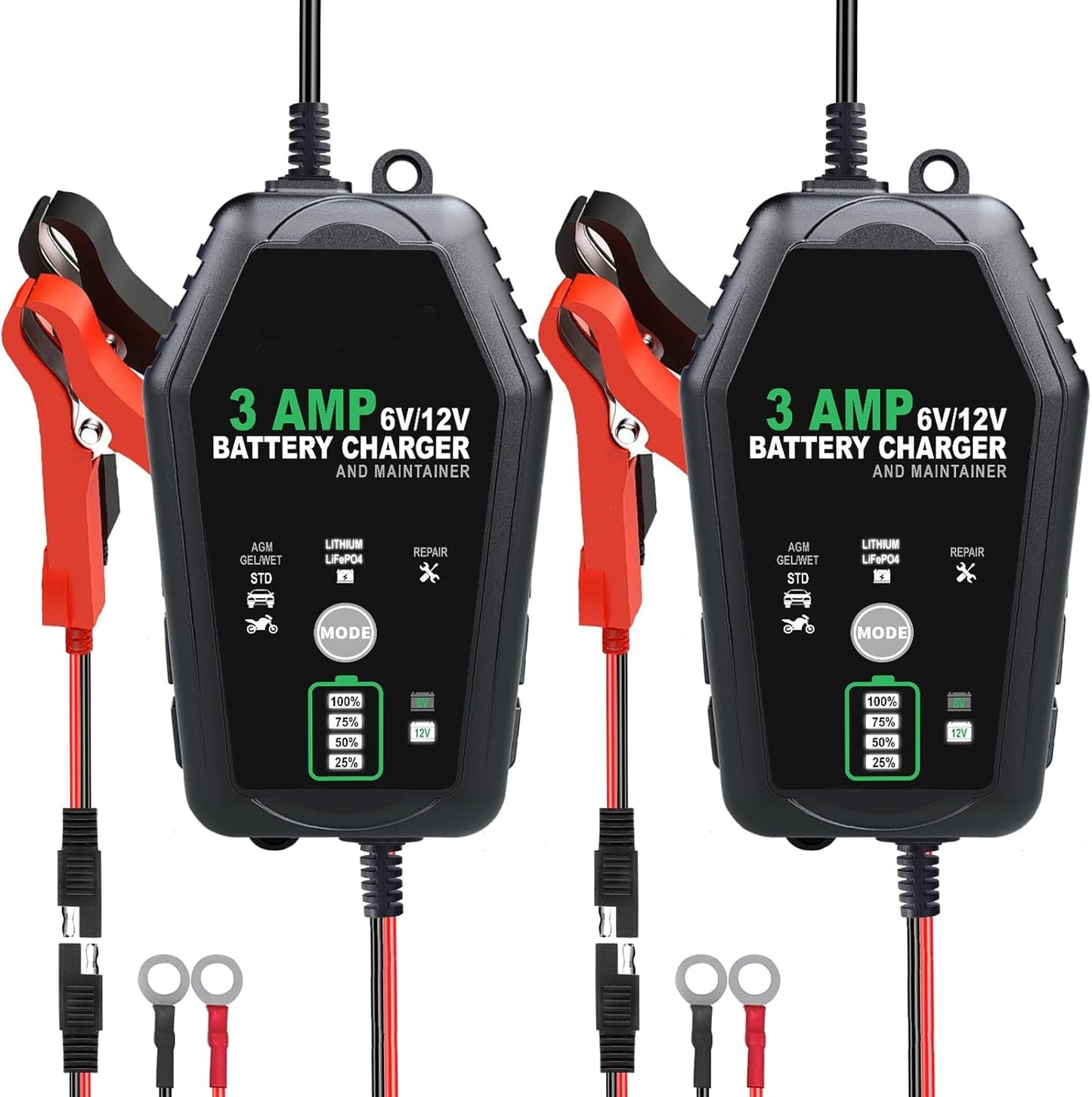 Smart 6V/12V Car Battery Charger - Maintain Any Battery!