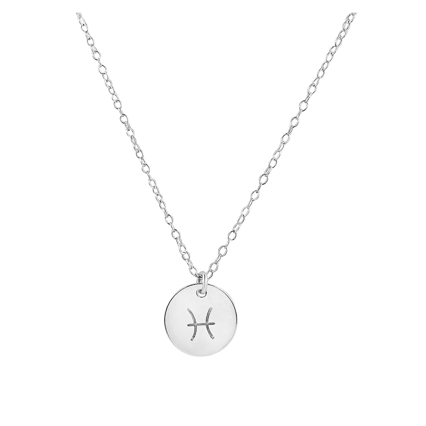 Jewelry Silver Pisces Necklace for Astrology Lovers and Gift