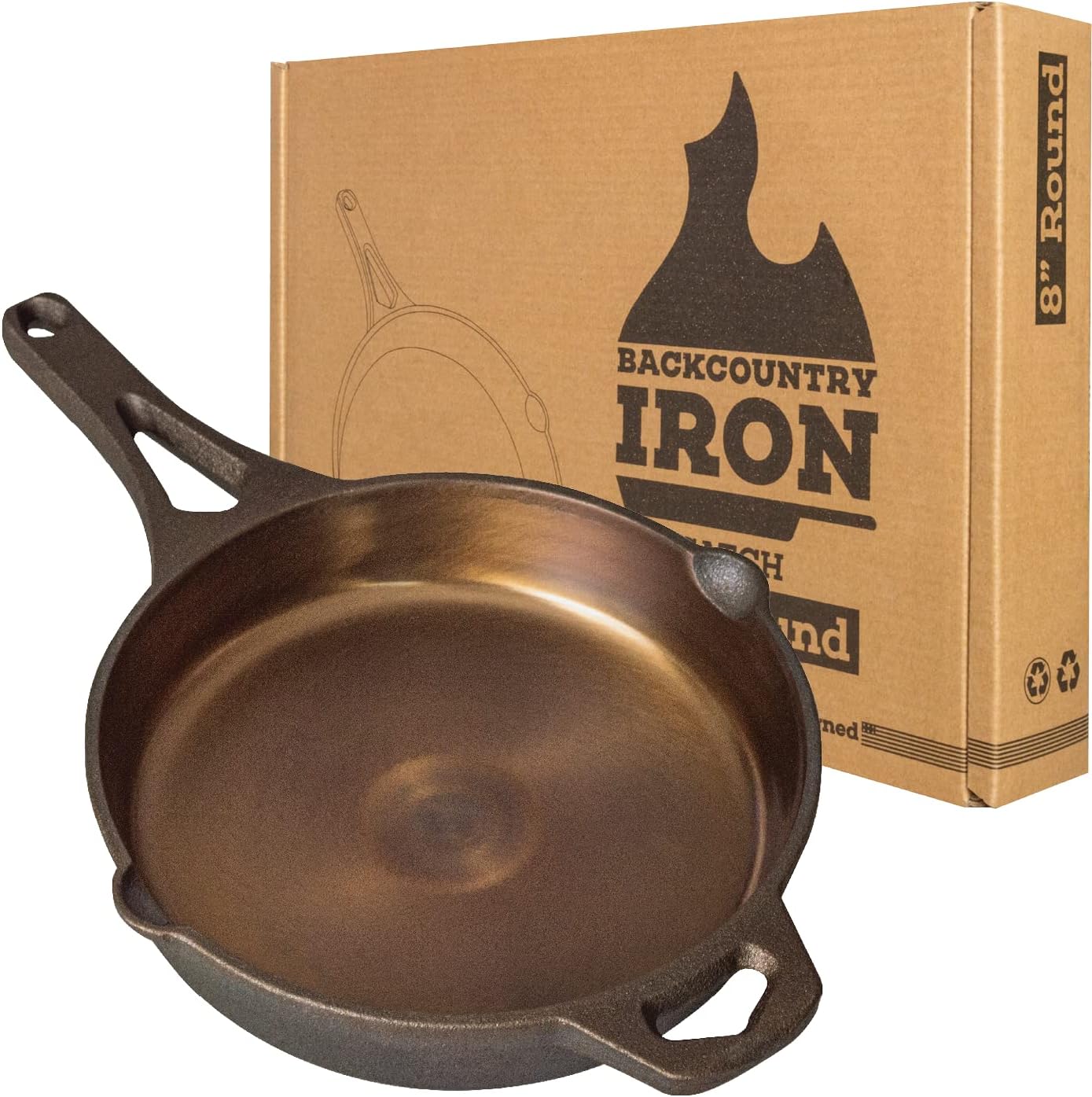 8 Inch Smooth Cast Iron Skillet for Perfect Cooking Experience