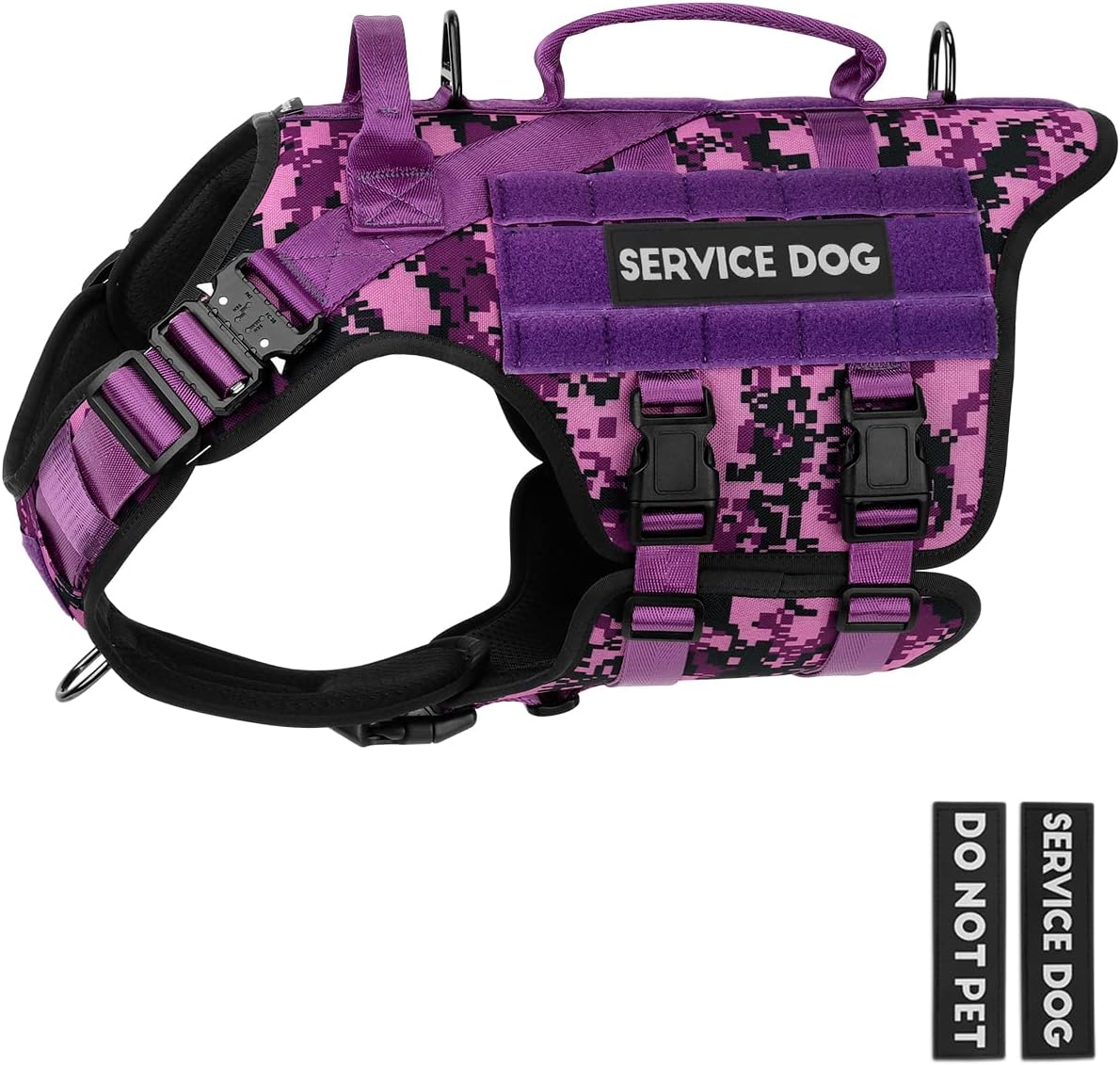 Tactical Dog Harness for Large Breeds - Perfect Fit & Durable