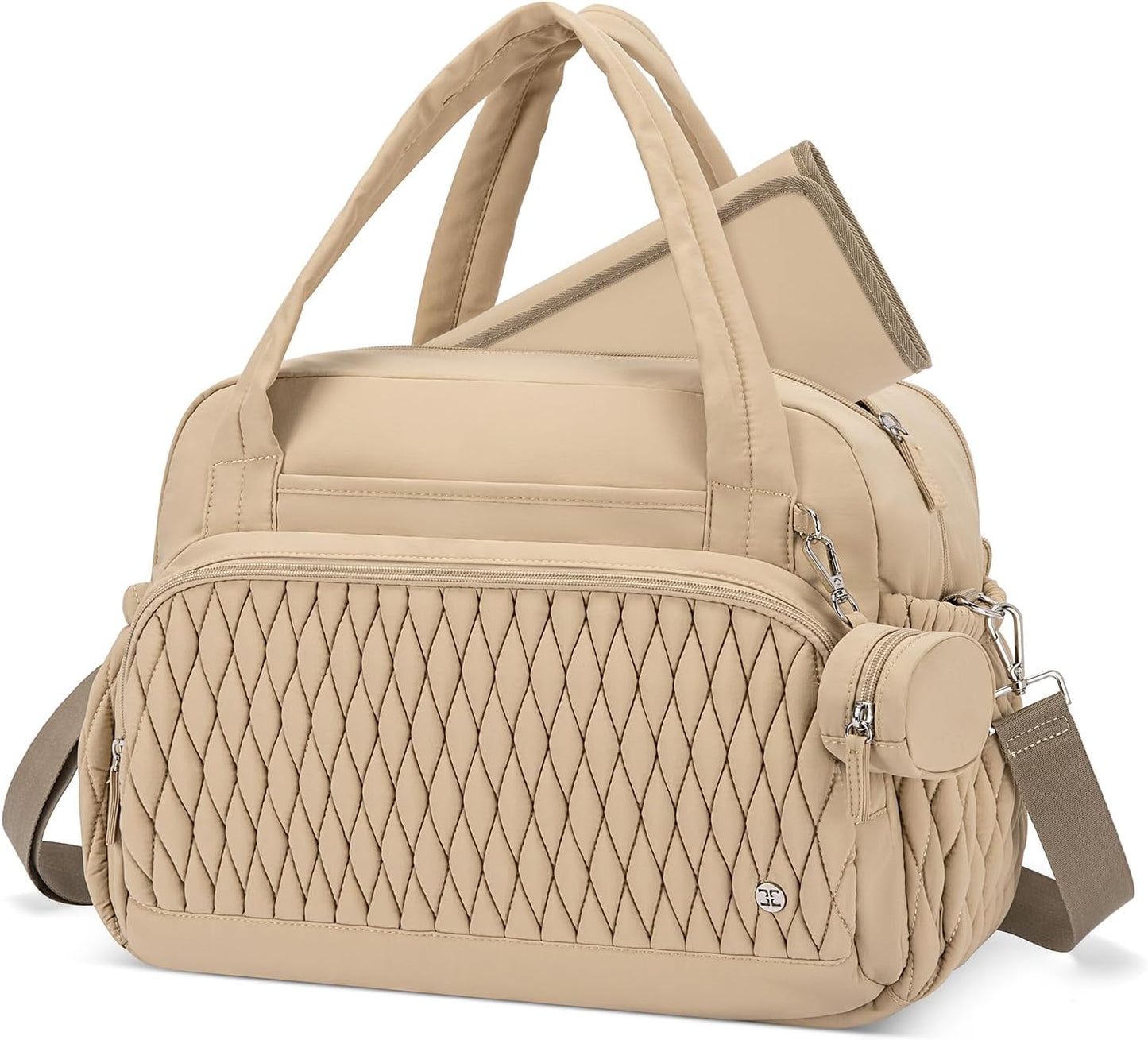 Telena Tote Diaper Bag: Stylish Large Capacity Hospital Bag