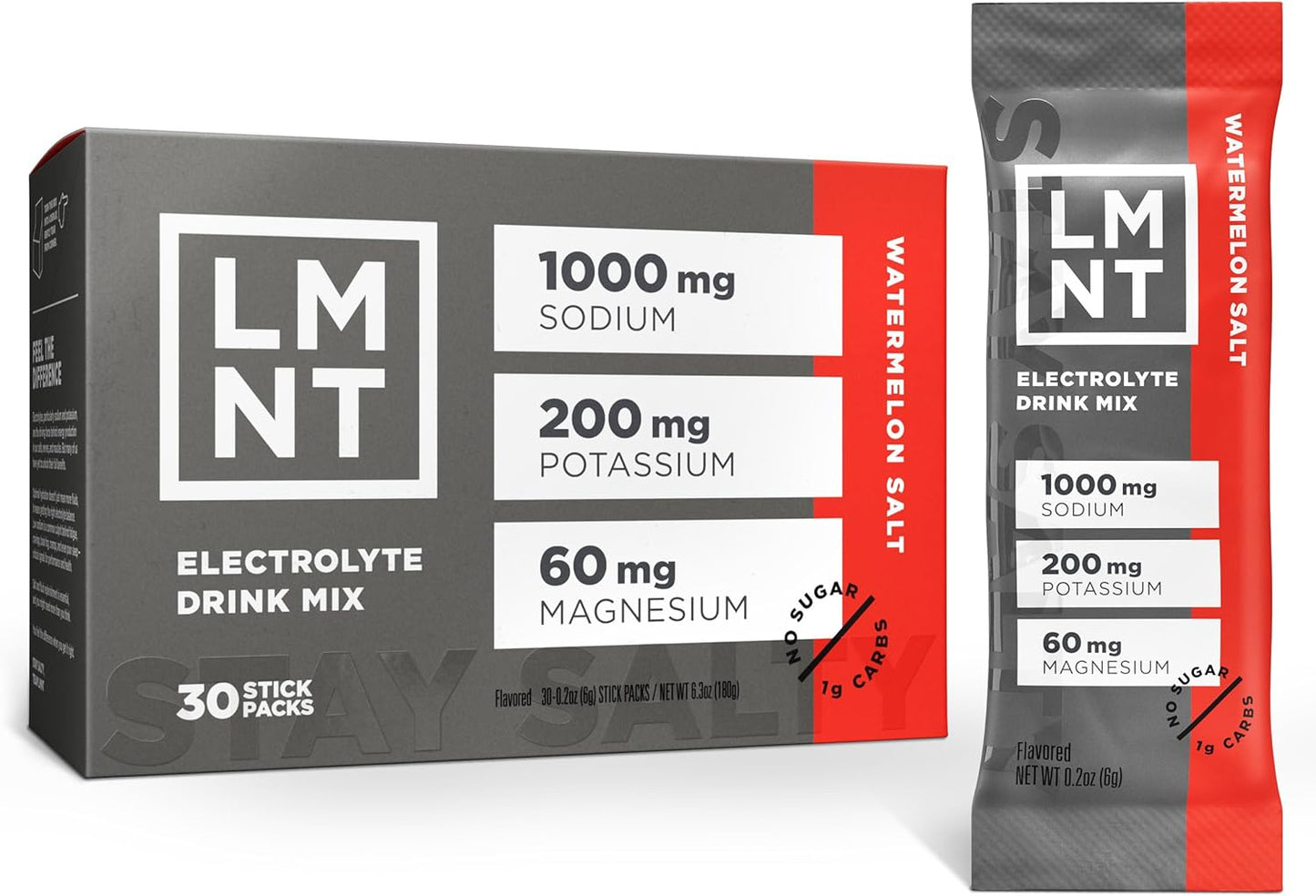 LMNT Zero Sugar Electrolytes Watermelon Salt Drink Mix Review