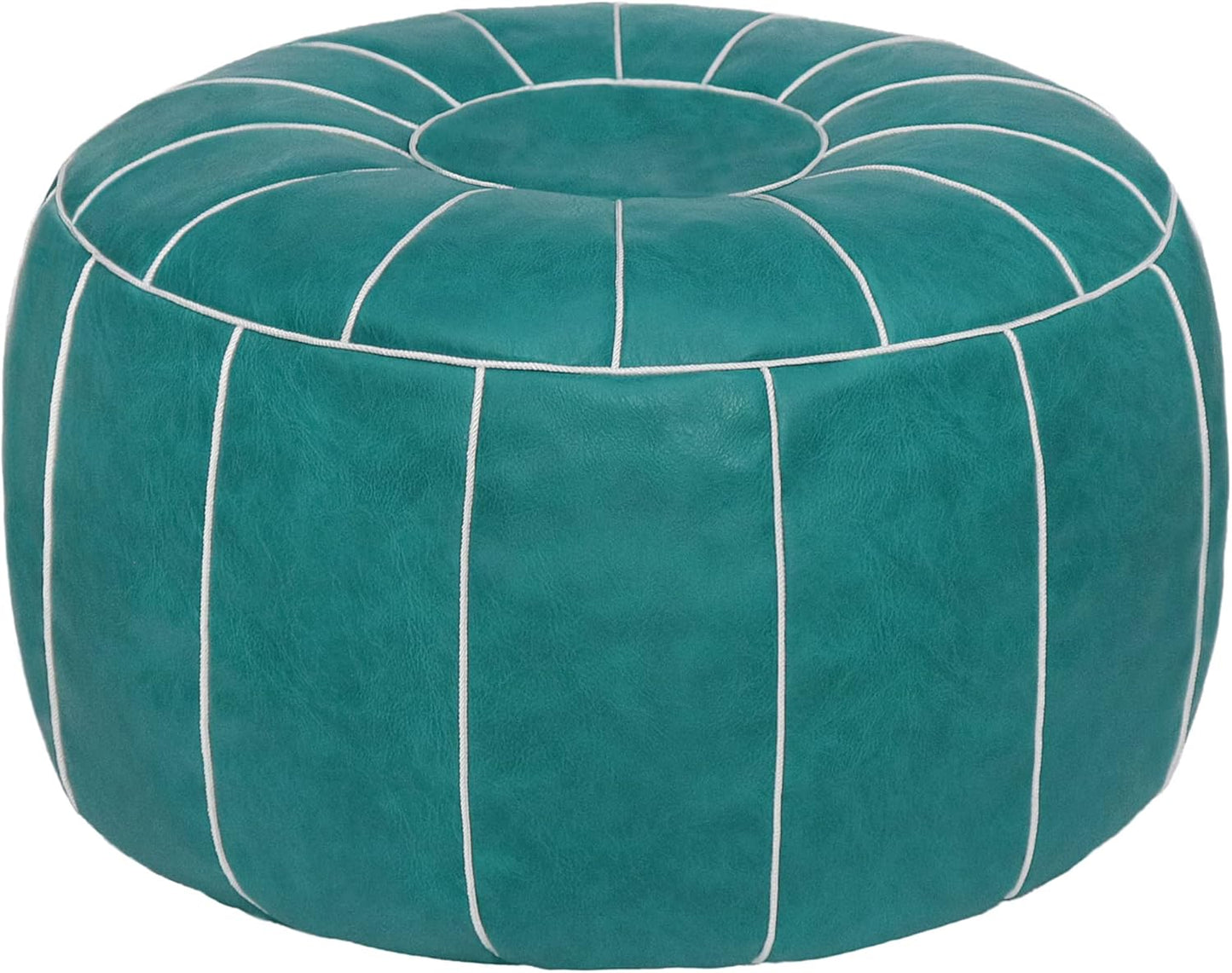 Thgonwid Unstuffed Moroccan Pouf Ottoman for Stylish Living