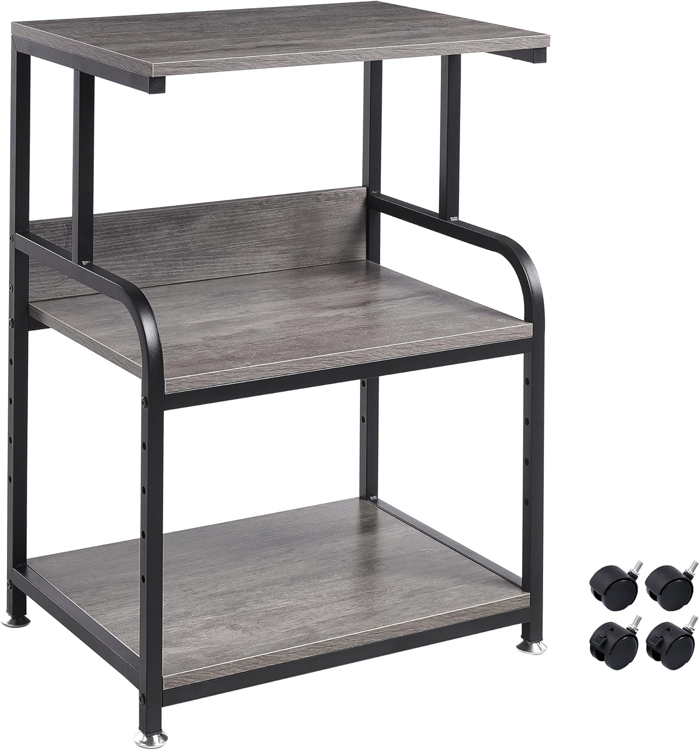 Height Adjustable Printer Stand for Home Office Organization