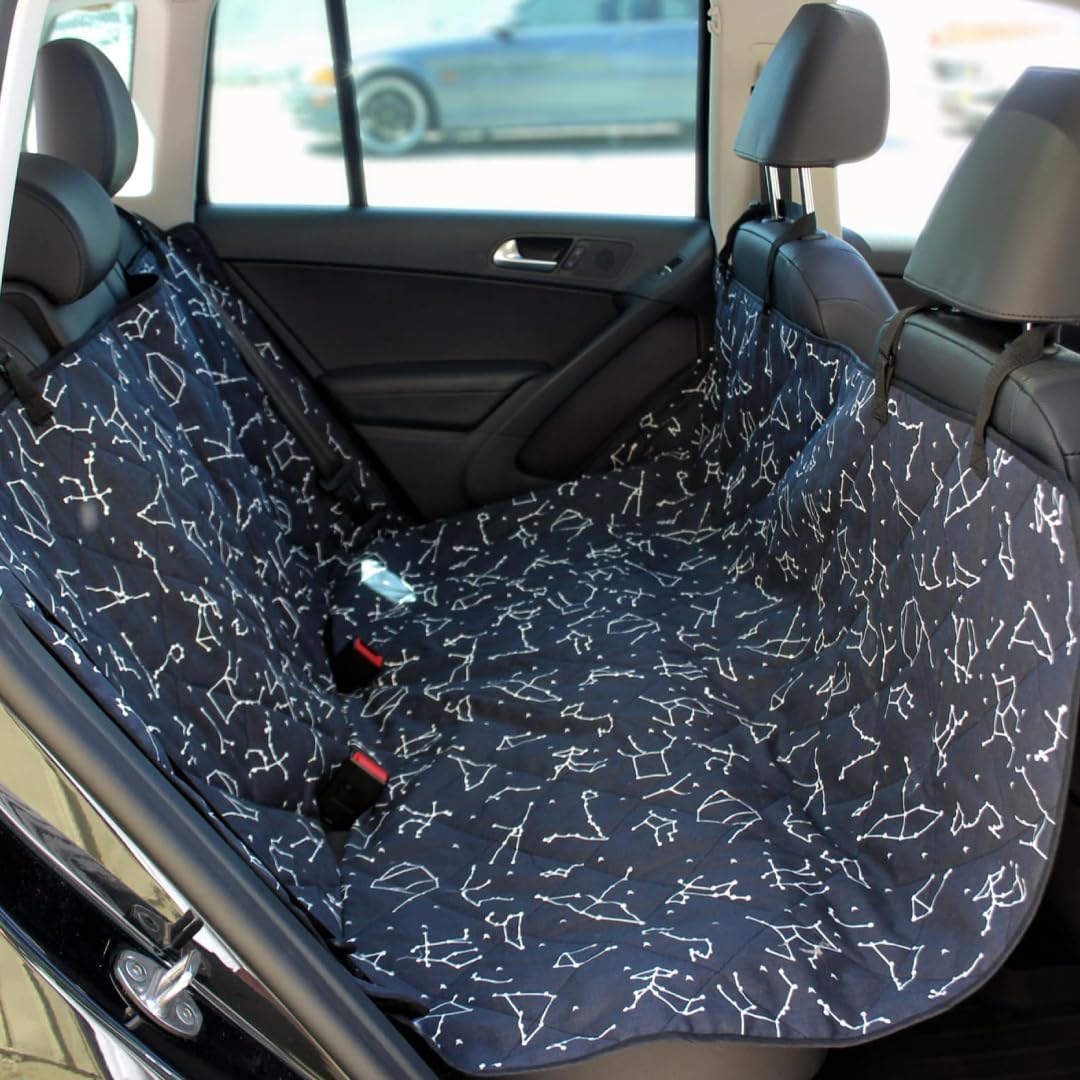 Molly Mutt 3-in-1 Back Seat Cover for Dogs - Durable & Stylish
