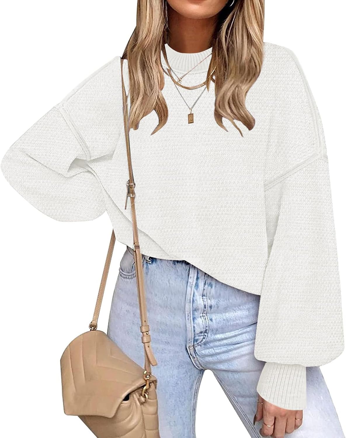 Trendy Oversized Sweaters for Women 2025 Color Block Style