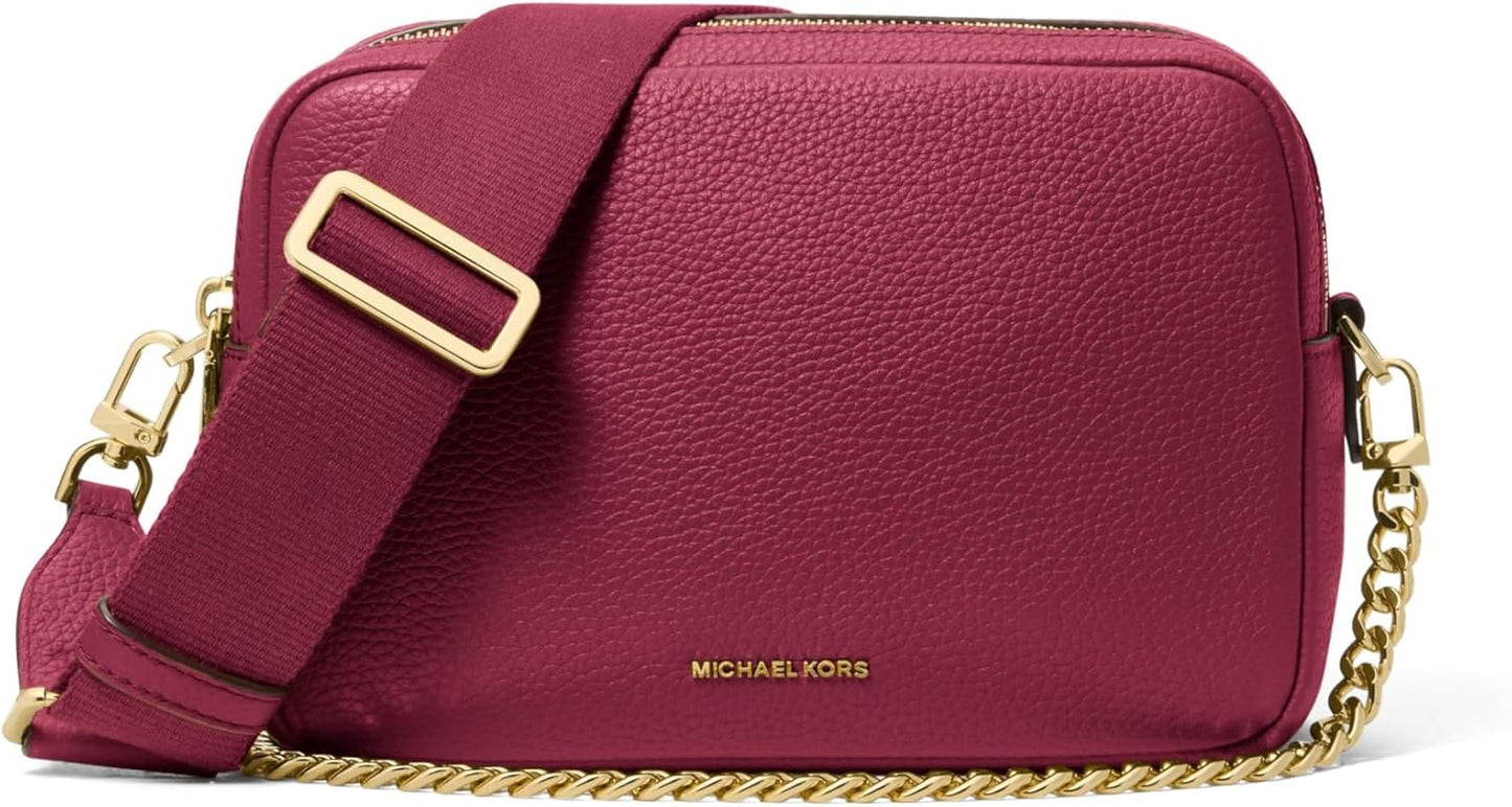 Michael Kors Bryant Medium Double Zip Chain Camera Crossbody Bag