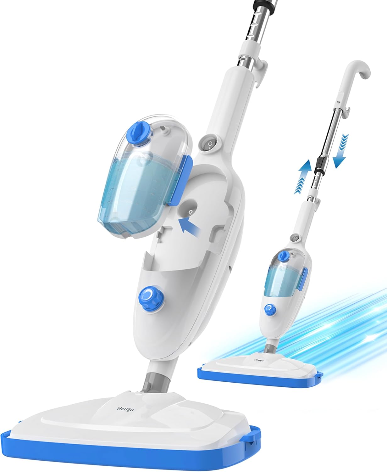 Steam Mop for Hardwood Floor Cleaning with Adjustable Modes