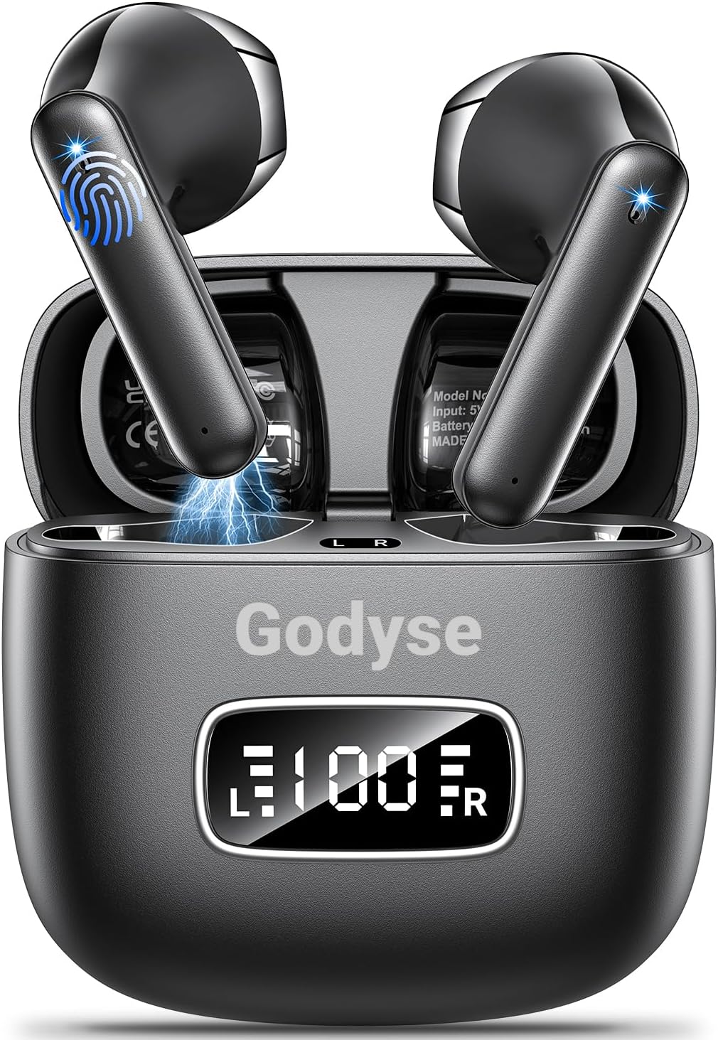 Godyse Bluetooth Earbuds: 4 Mic Noise Cancelling