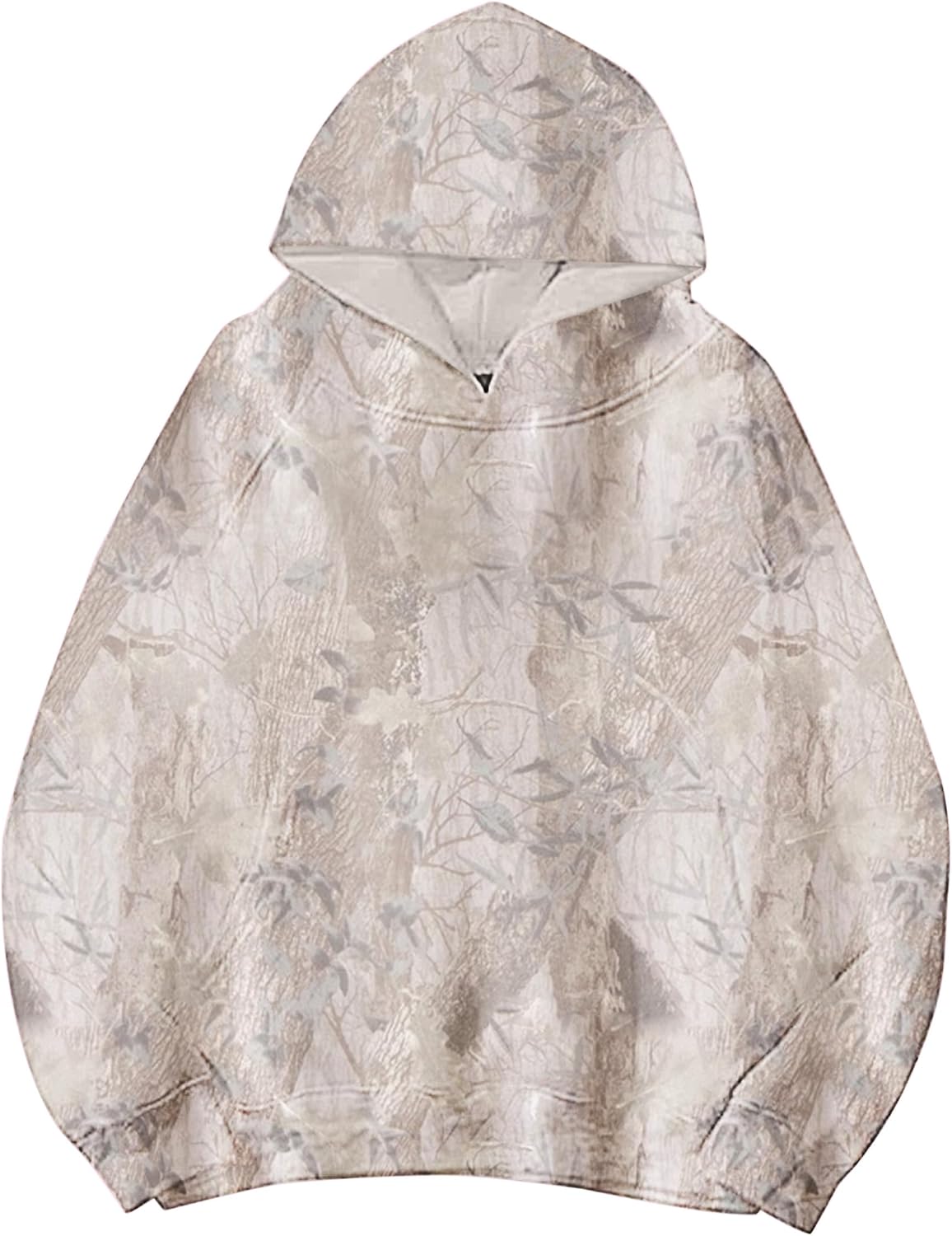 Lauweion Women Solid Basic Fleece Camo Hoodie for Comfort