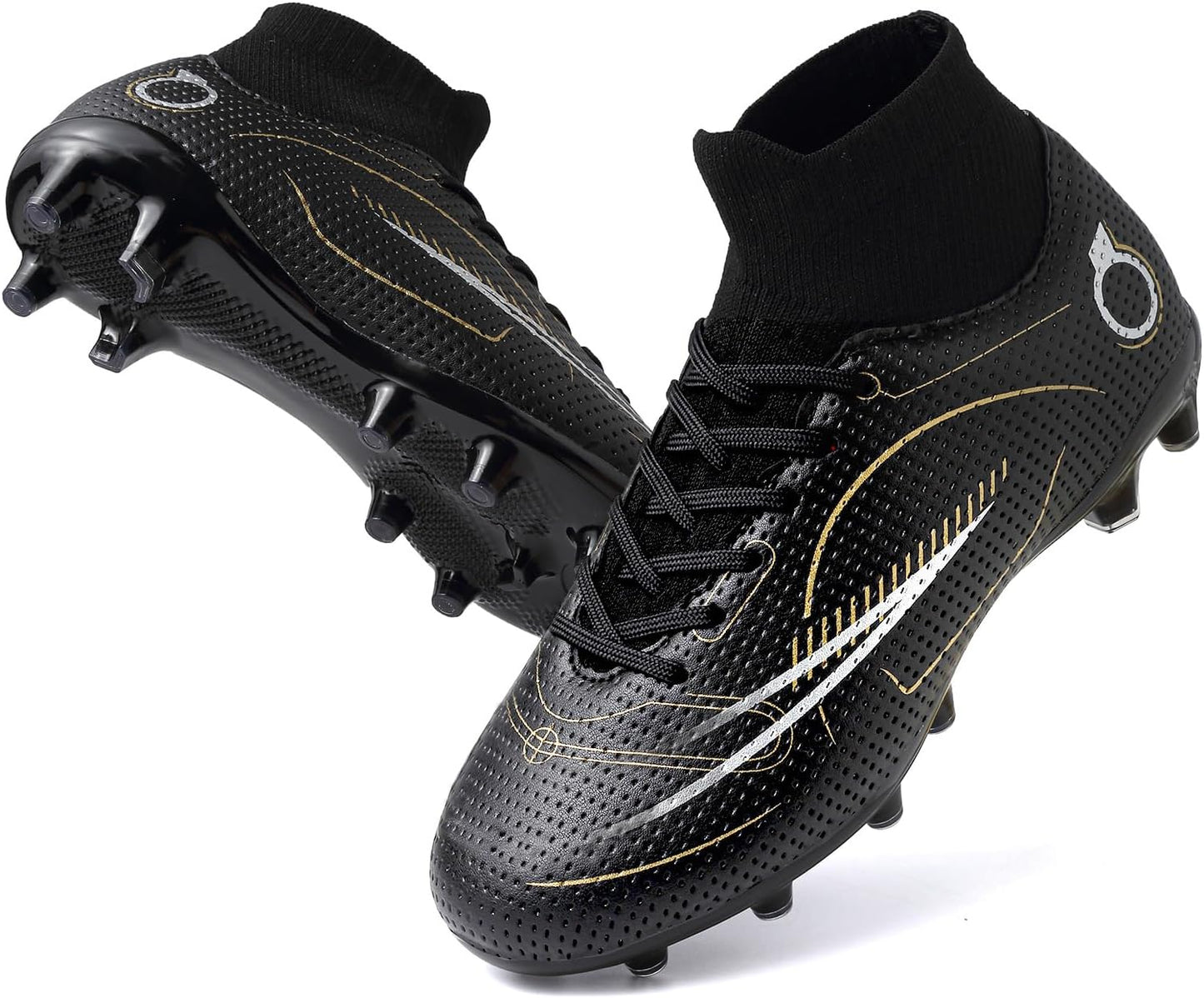 Kids Soccer Cleats High Top Football Cleats for Boys and Girls