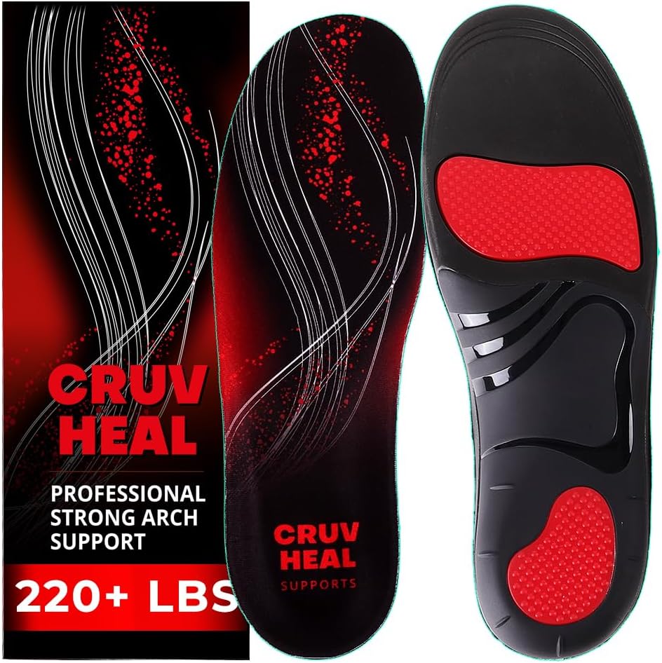 Ultimate Relief: CRUVHEAL Orthotic Insoles