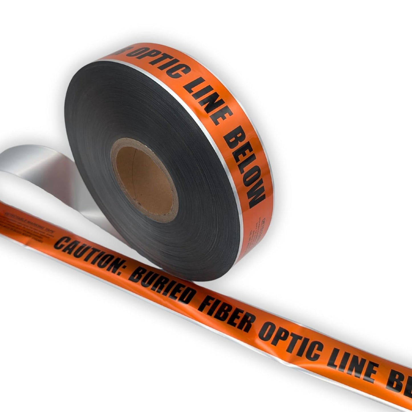 Detectable Underground Fiber Optic Line Tape for Utility Marking