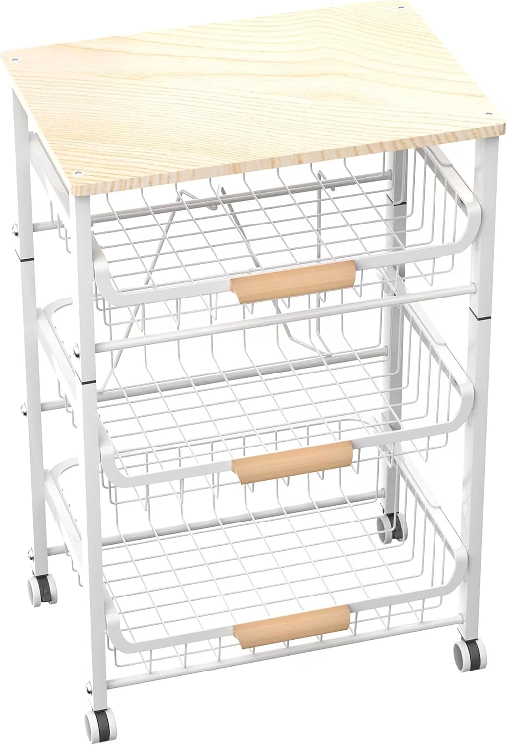 4-Layer Fruit Basket Kitchen Storage Organizer for Easy Use