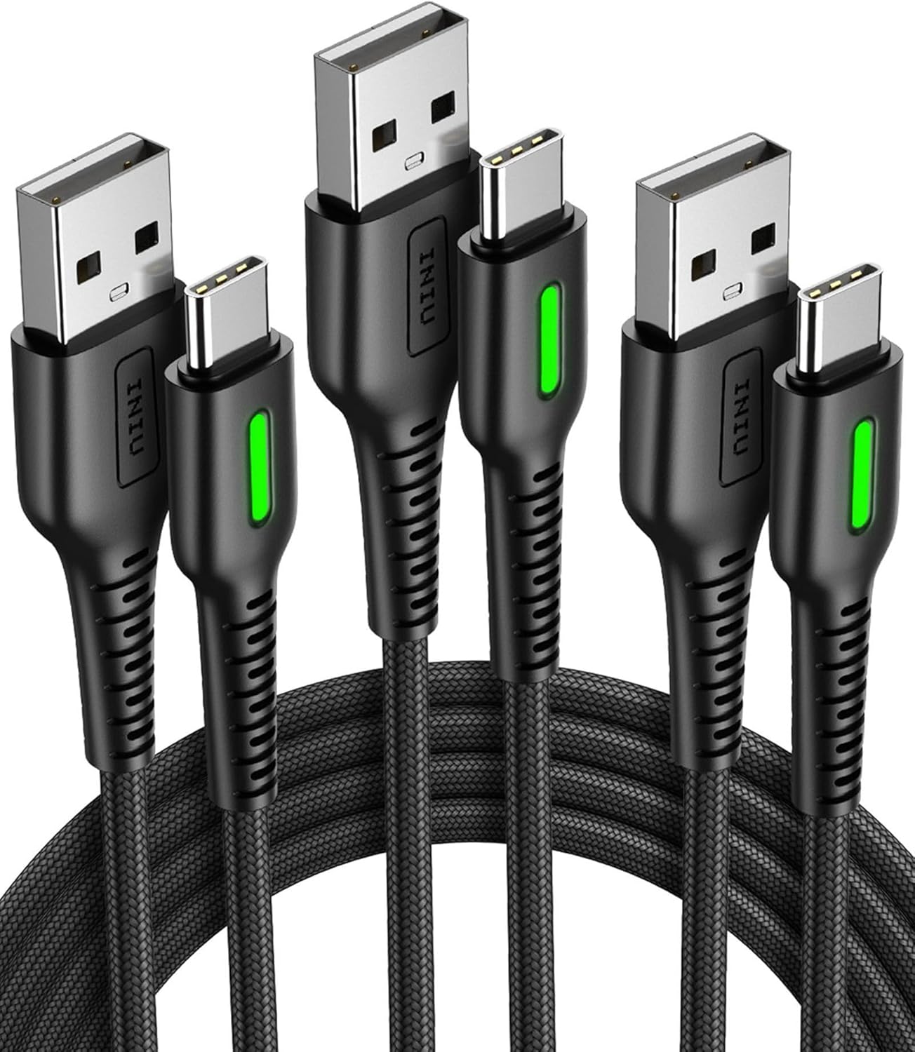 Fast Charge 3-Pack USB C Cables by INIU