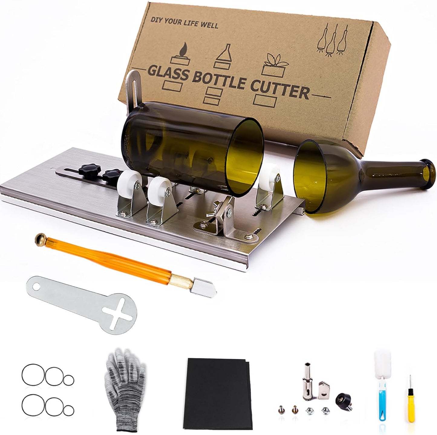 Glass Bottle Cutter Tool Kit for DIY Projects and Crafts