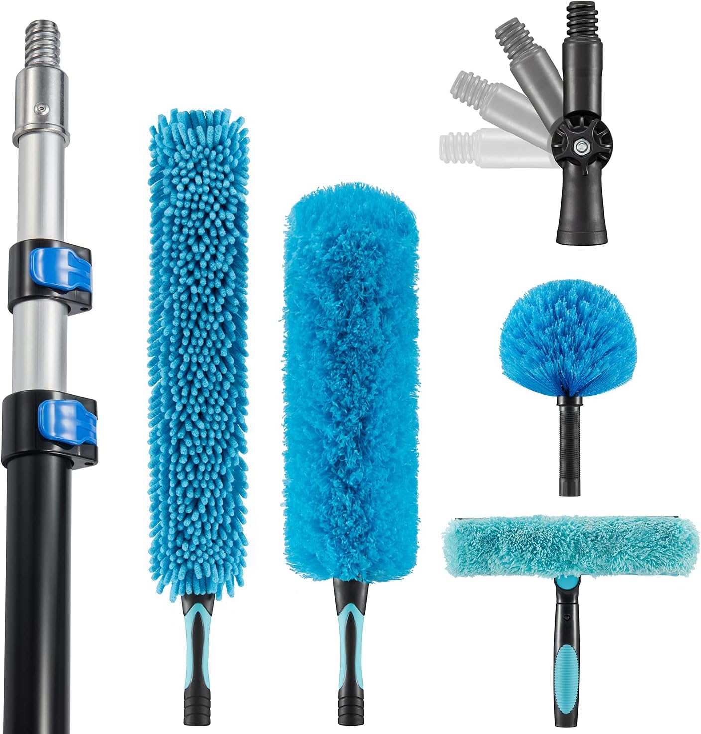 20 Foot High Ceiling Fan Duster Kit with Extendable Pole