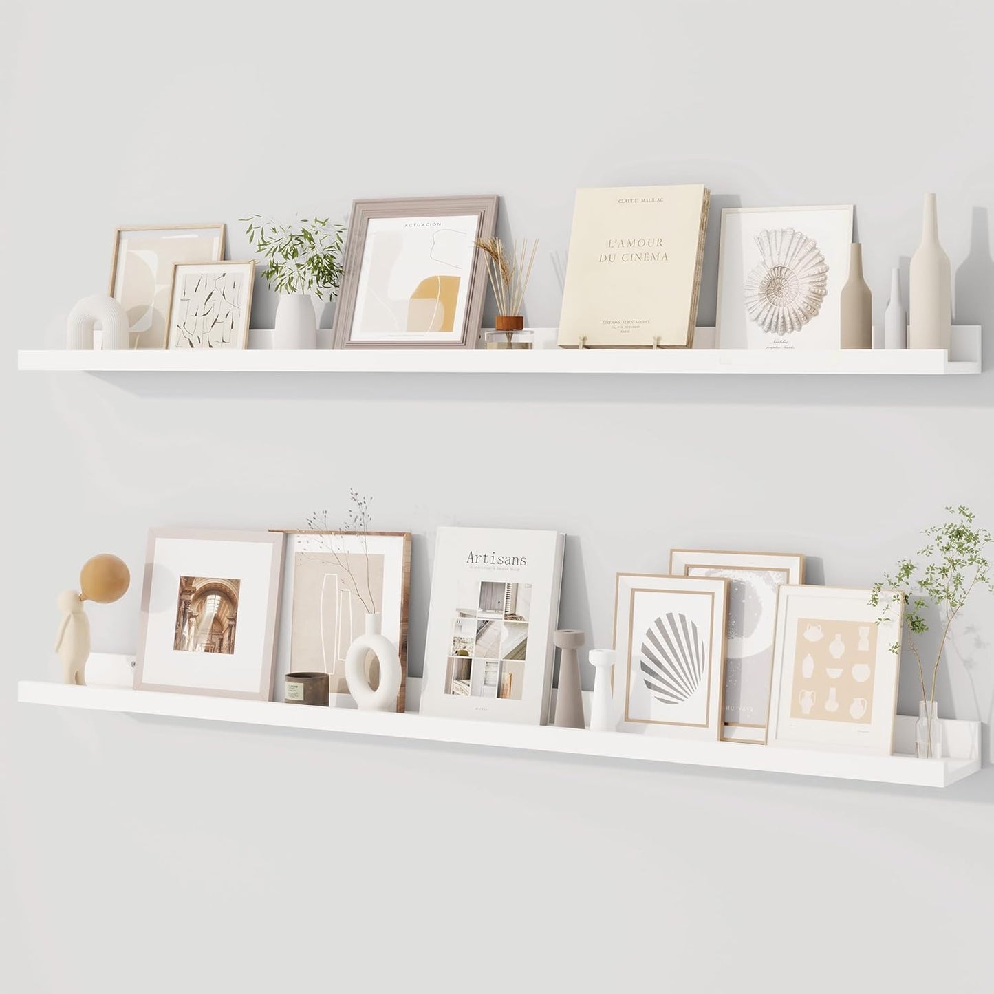 Dreamland Picture Ledge Shelf Set of 2 for Stylish Display
