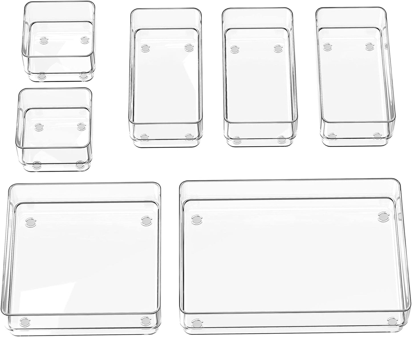 SMARTAKE 7-Piece Drawer Organizer Set - Keep Everything Neat!