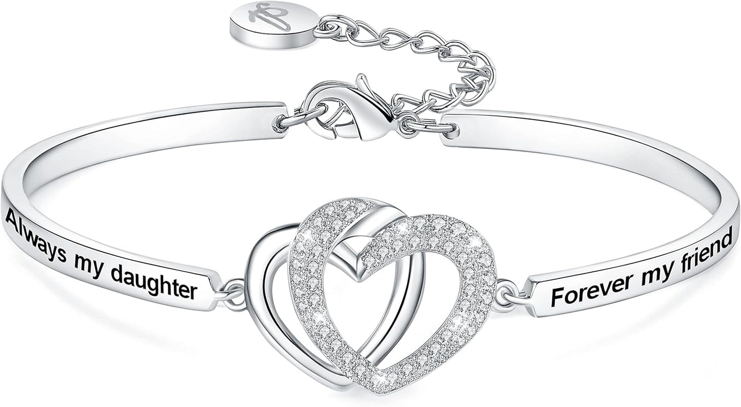 Christmas Badass Daughter Gift Bangle Bracelet for Women