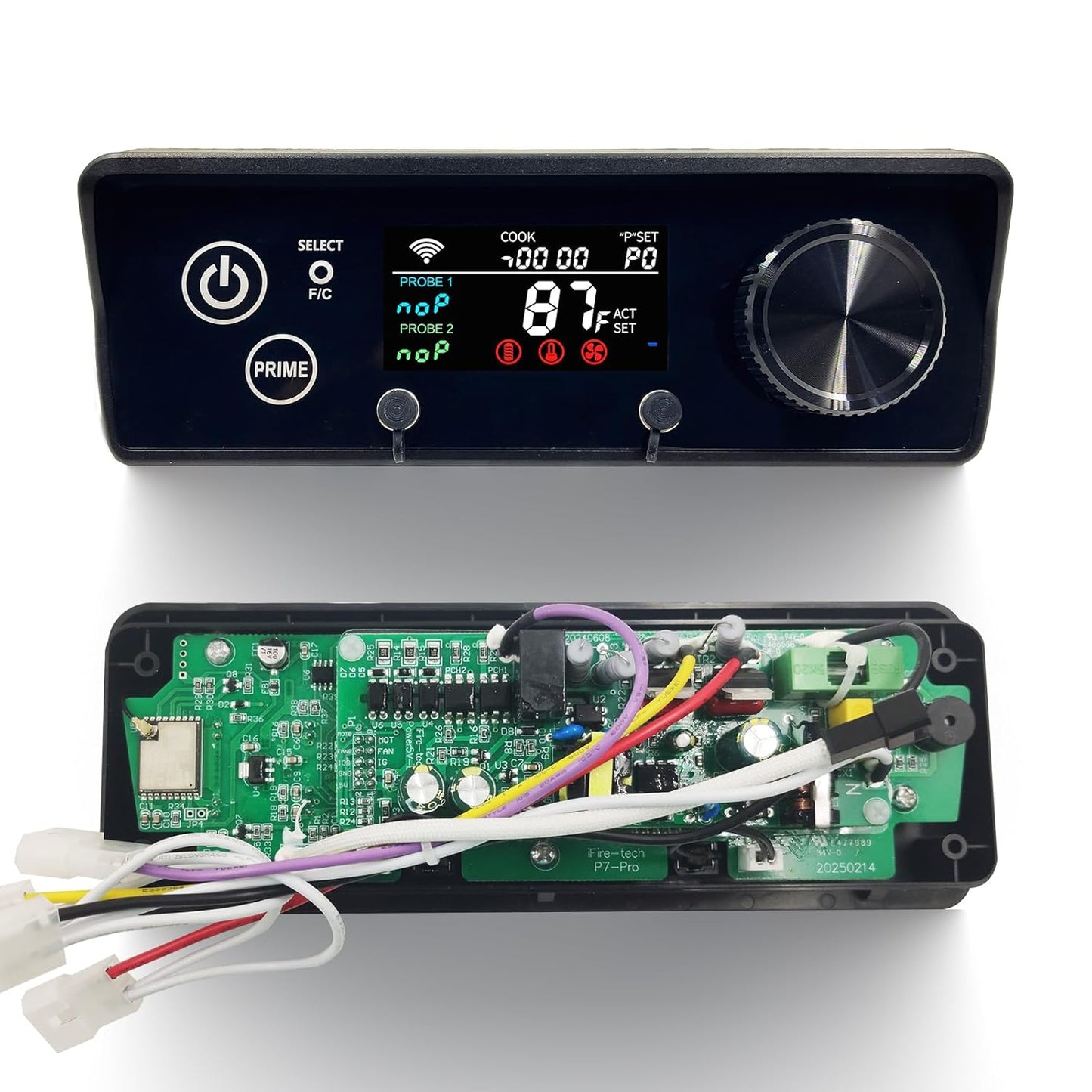 PID Rectangular Smart WiFi Pellet Grill Controller for Pit Boss