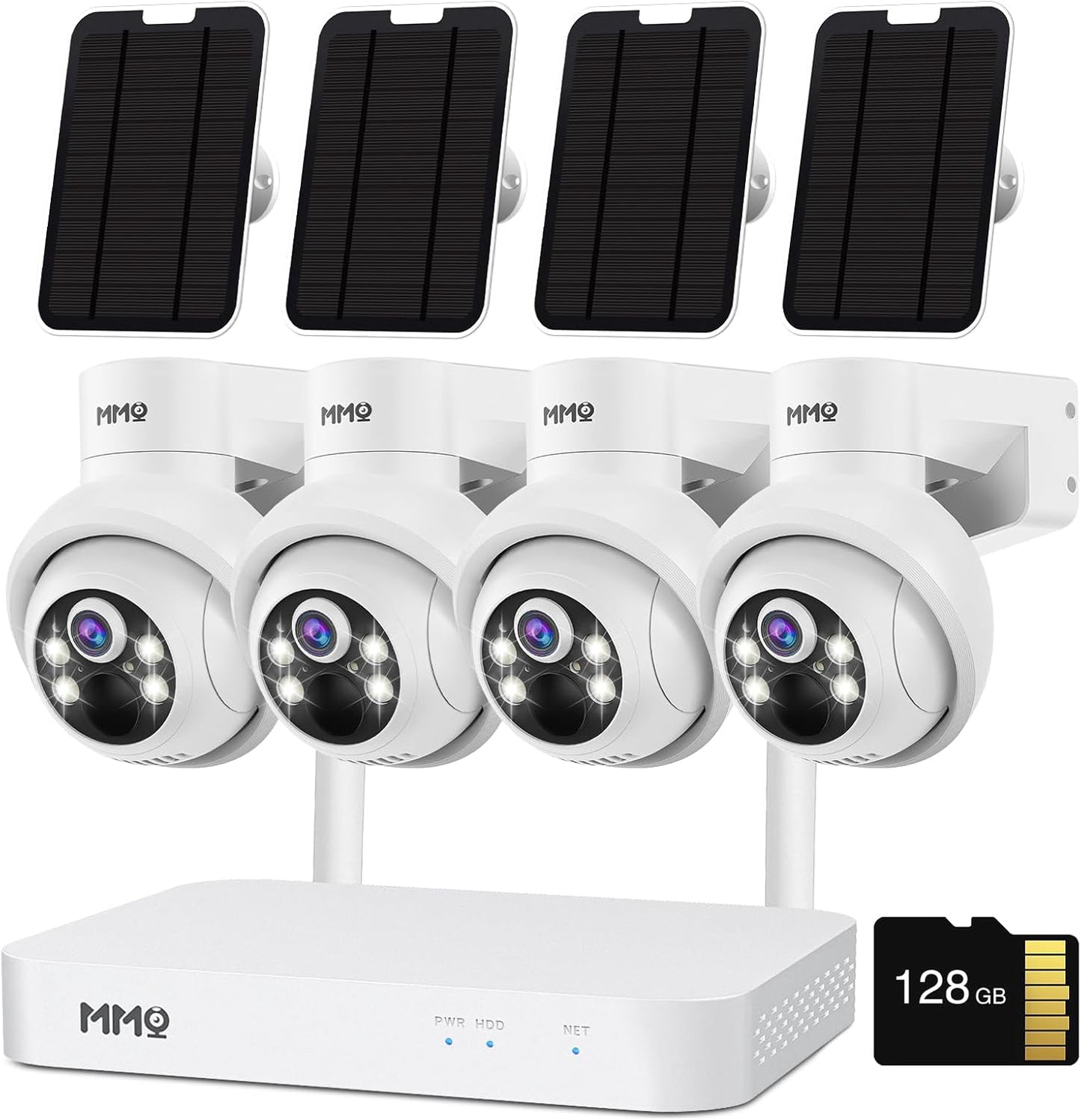 Solar Security Camera System Outdoor with 10in LCD Monitor Review