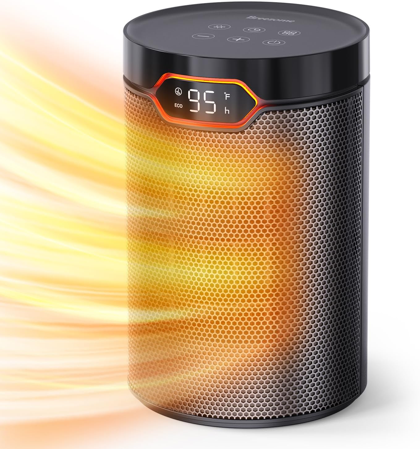 BREEZOME Portable Desk Heater - Fast & Quiet Heating