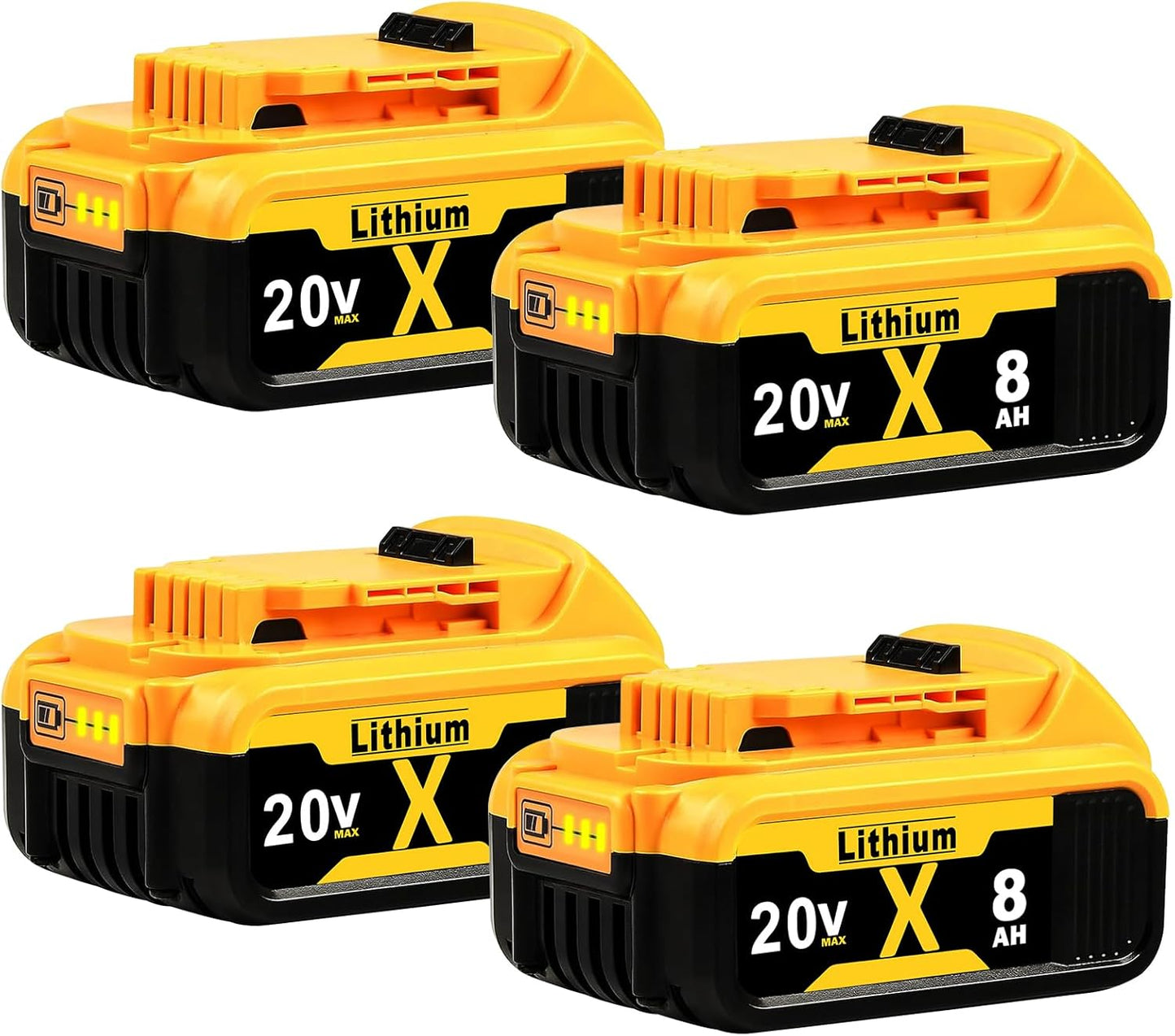 Replacement for Dewalt 20V Max Battery: 8.0Ah Lithium Power