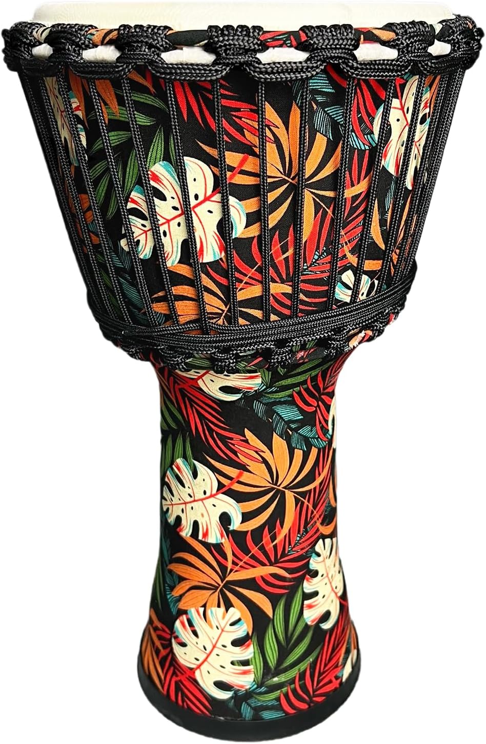 TAOSKNE 8.5in Djembe Tambourine with Goat Skin Drum Head