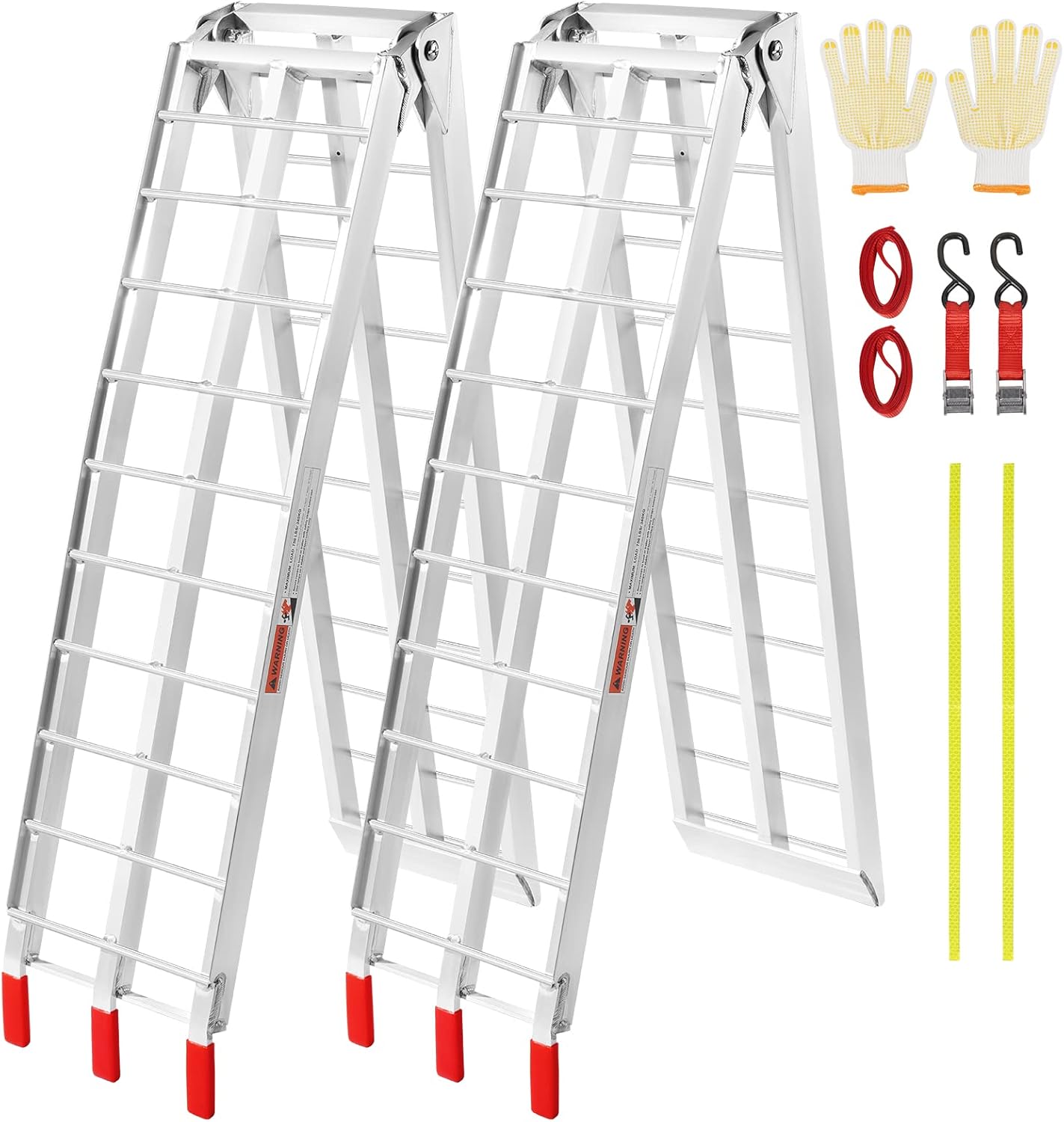 VEVOR 7.5ft Aluminum Ramps for Pickup Trucks and Trailers