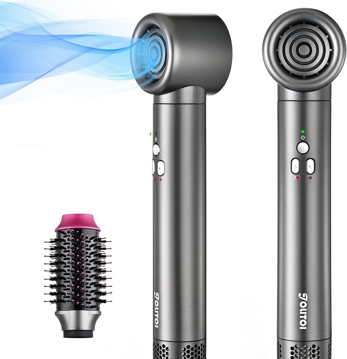 Fast-Drying High-Speed Hair Dryer - Jolitoi Ionic Hot Air Brush