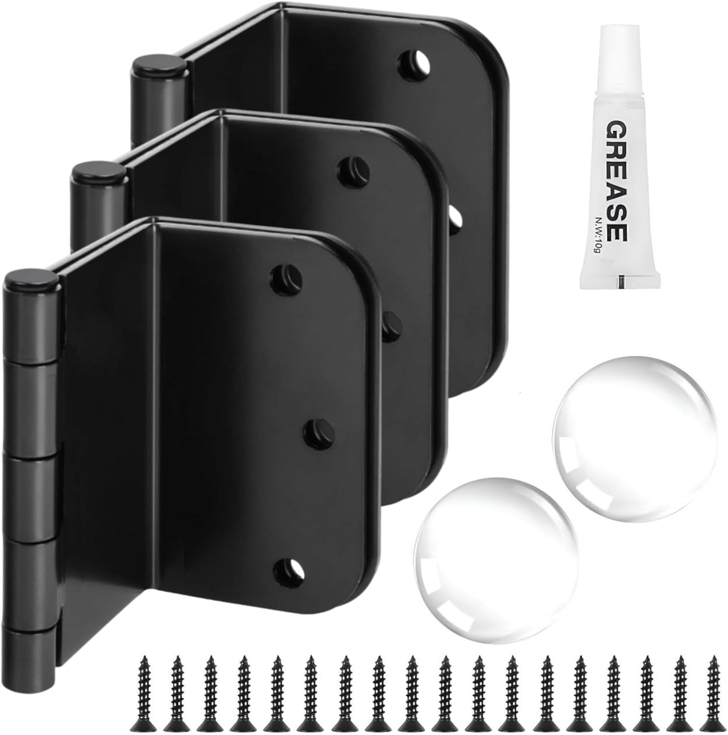 3-Pack Offset Door Hinges for Smooth Operation and Durability