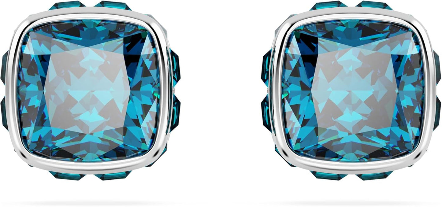 Swarovski Crystal Chroma Jewelry Collection Heart Shaped Earrings