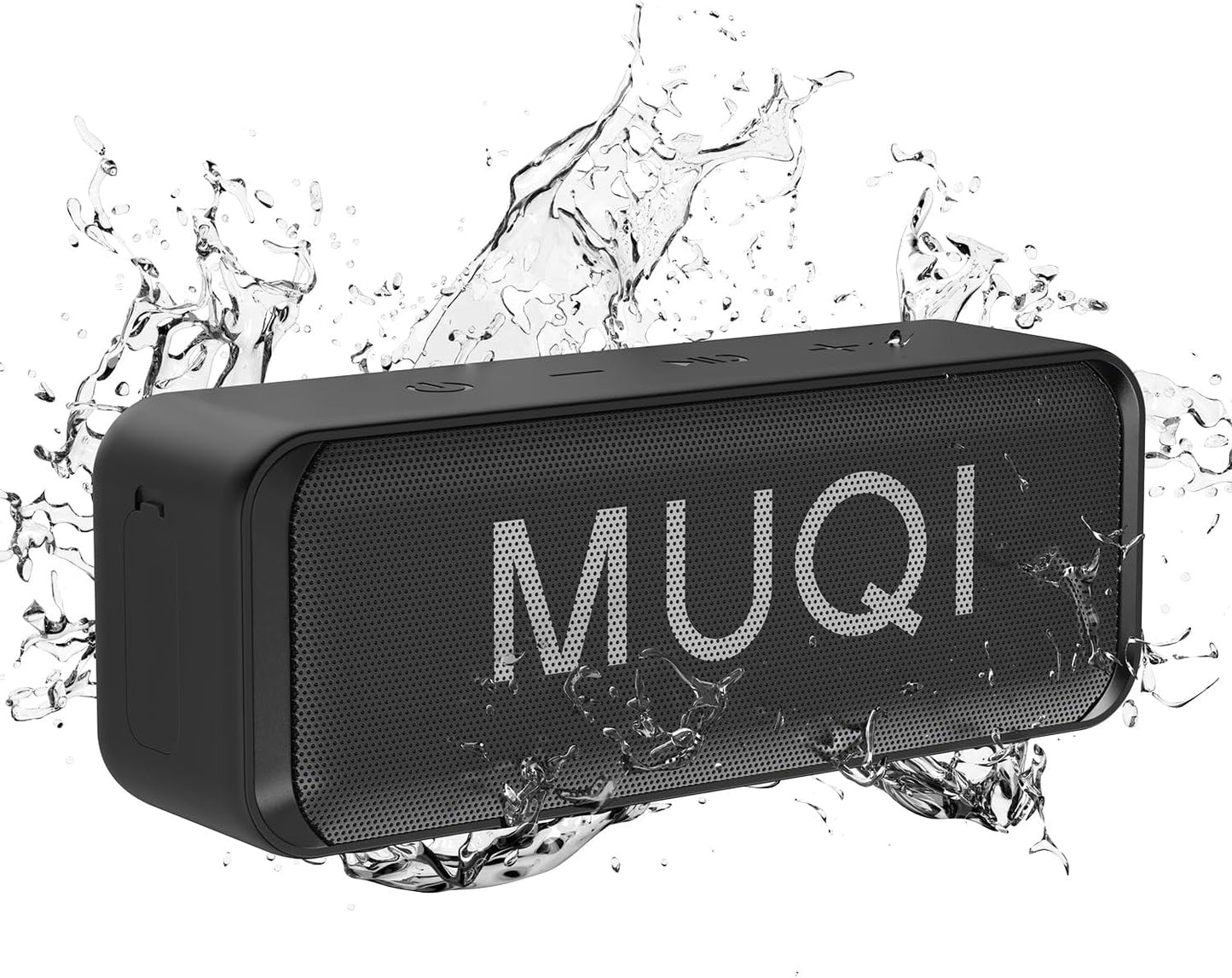 MUQI Waterproof Bluetooth Speaker: 24H Playtime & 10W Stereo Sound